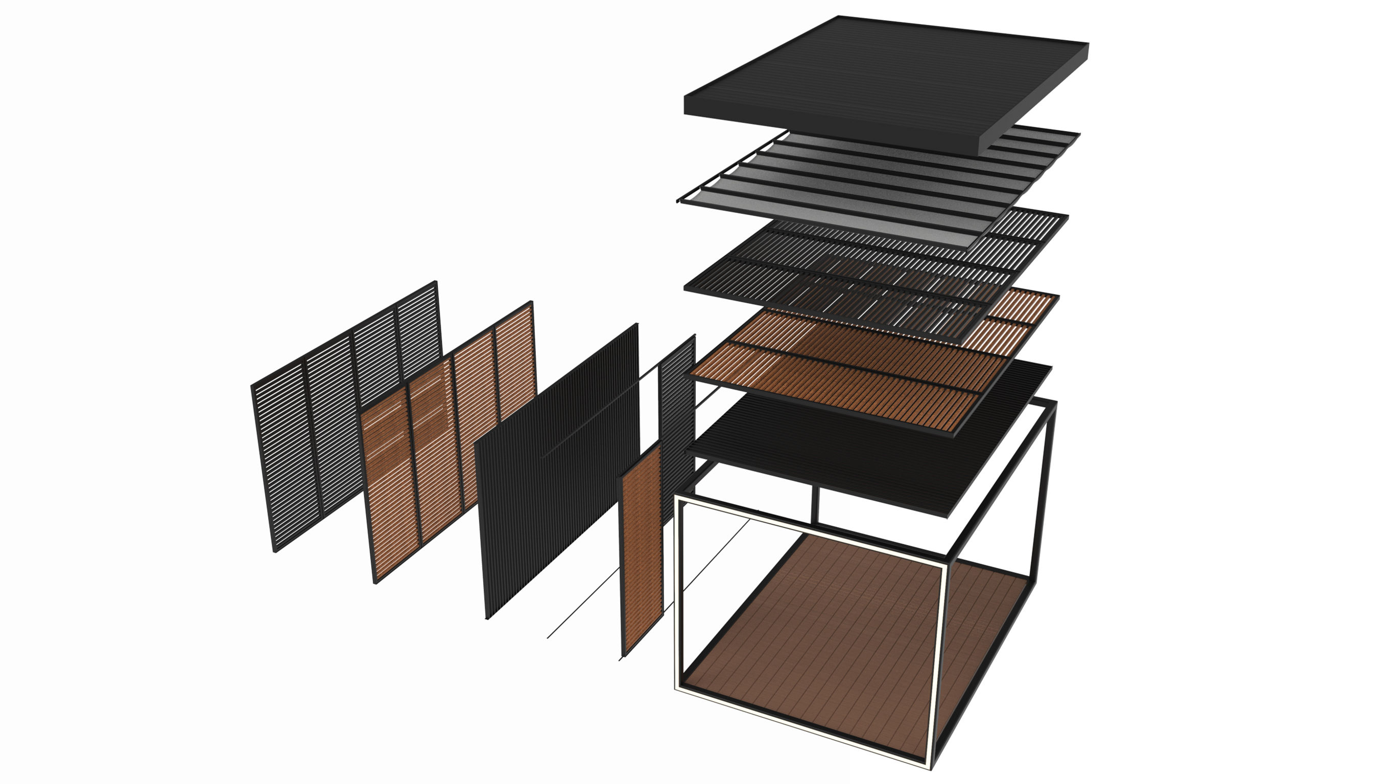 Outdoor Living Box with integrated Ledline