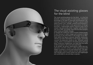 Blind visual aids glasses