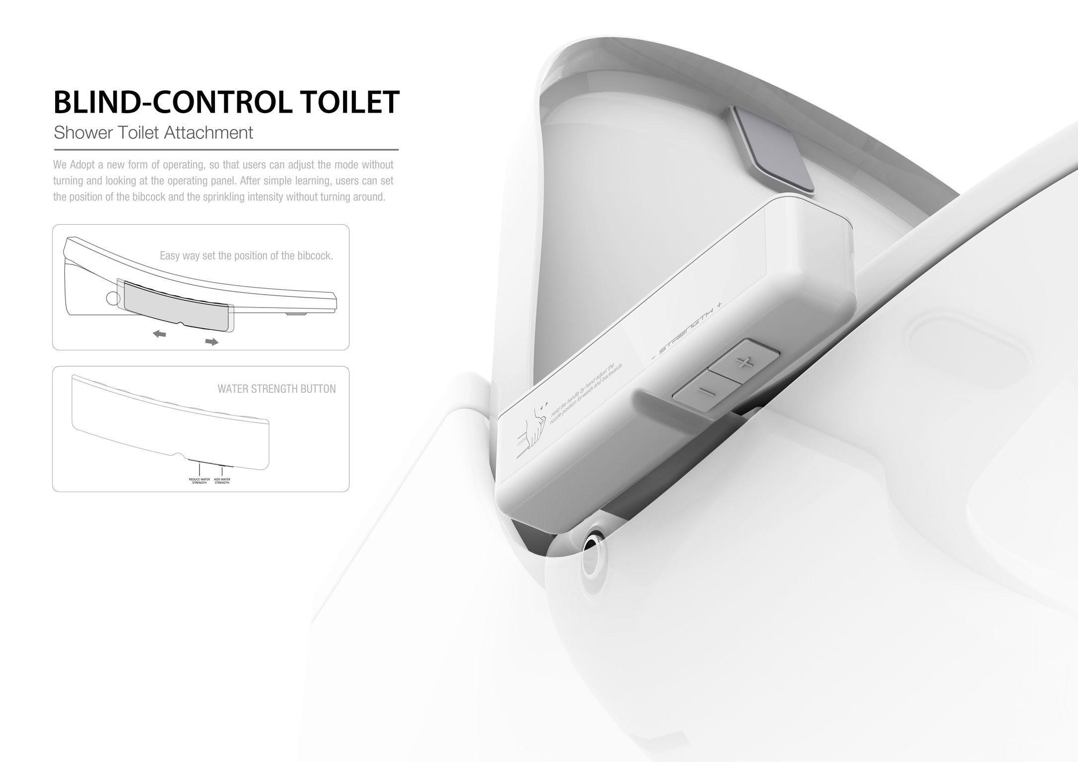 Blind Control Toilet
