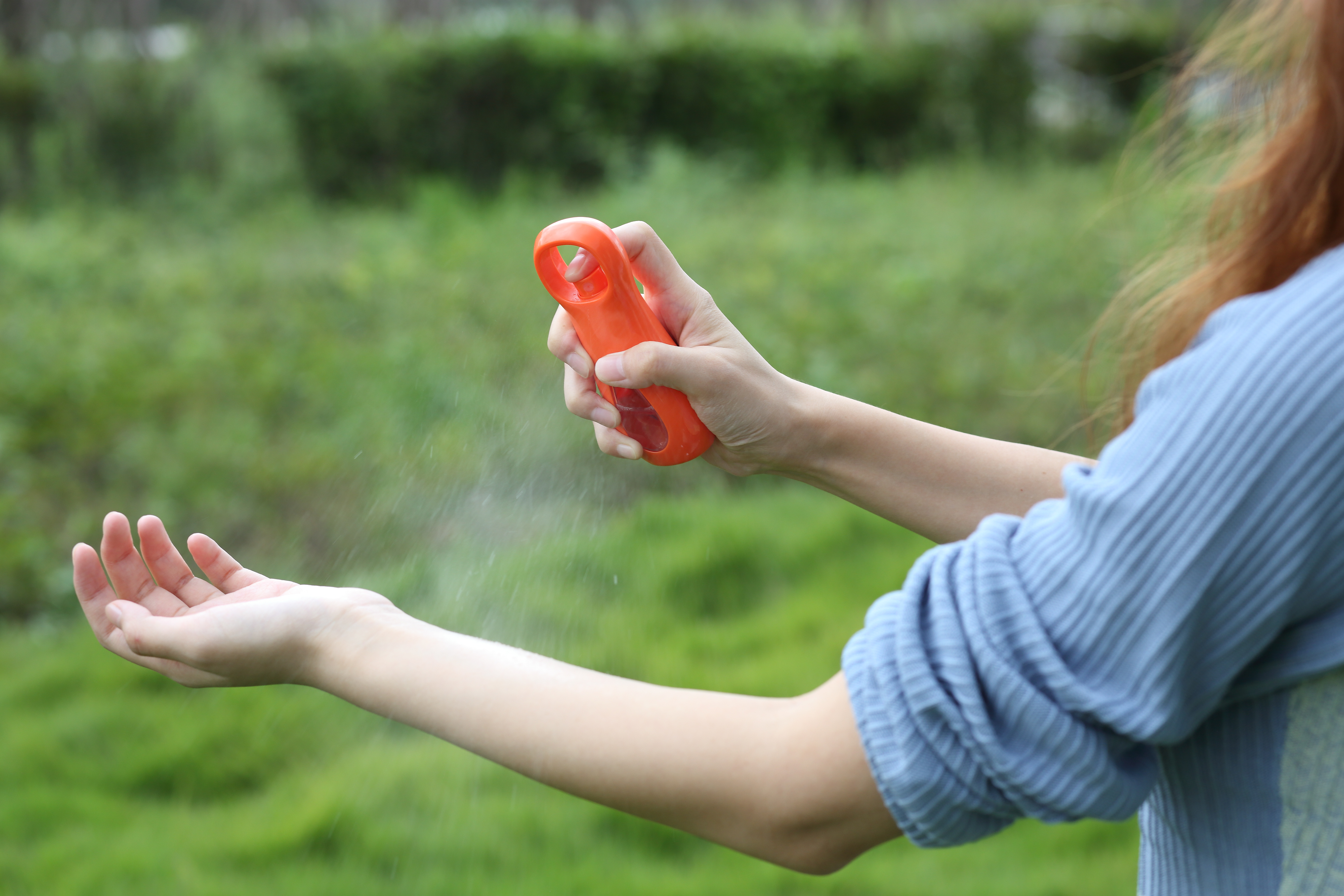 Mosquito repellent spray bottle