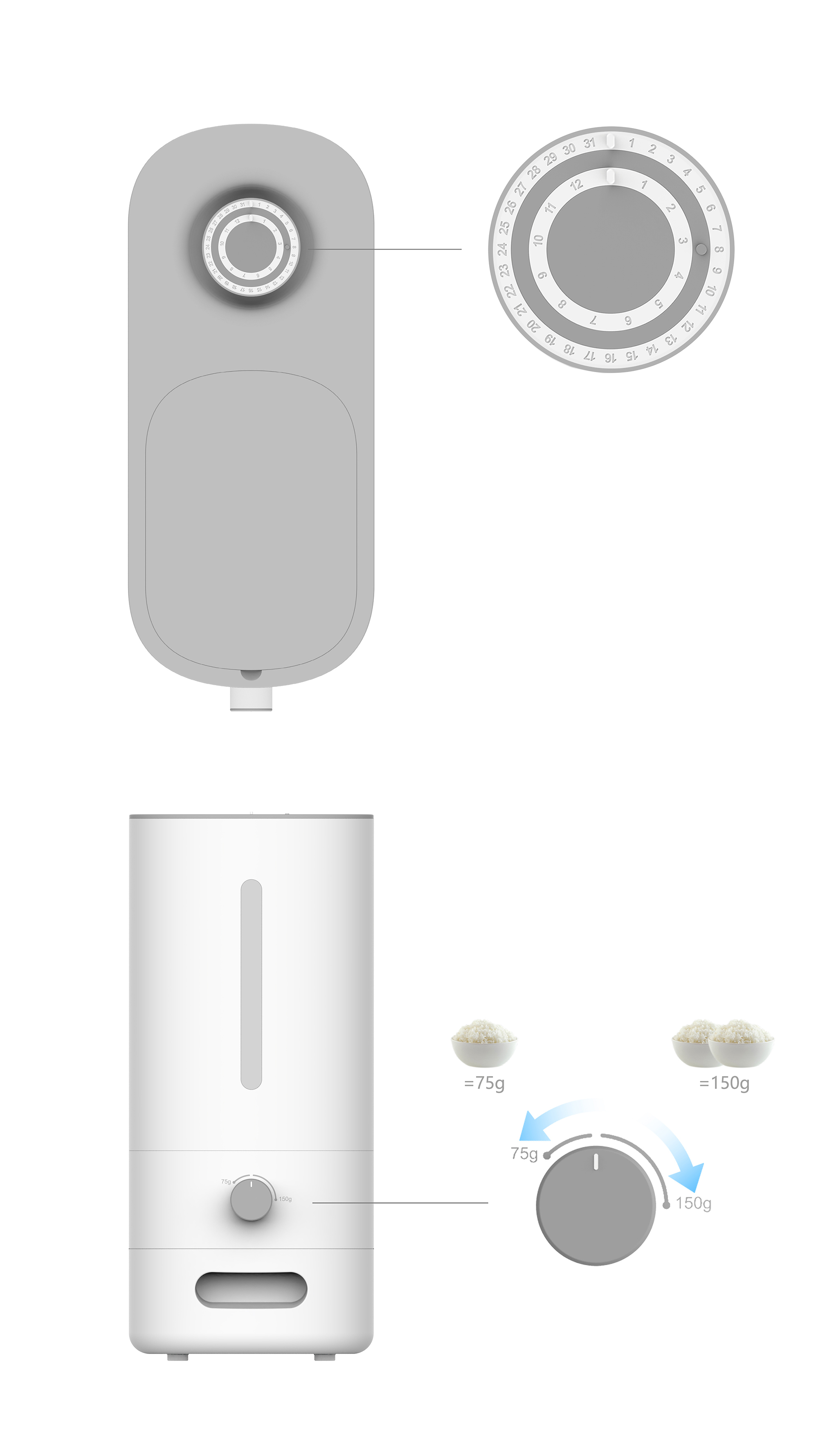 Vacuum Rice Distribution Barrel Series