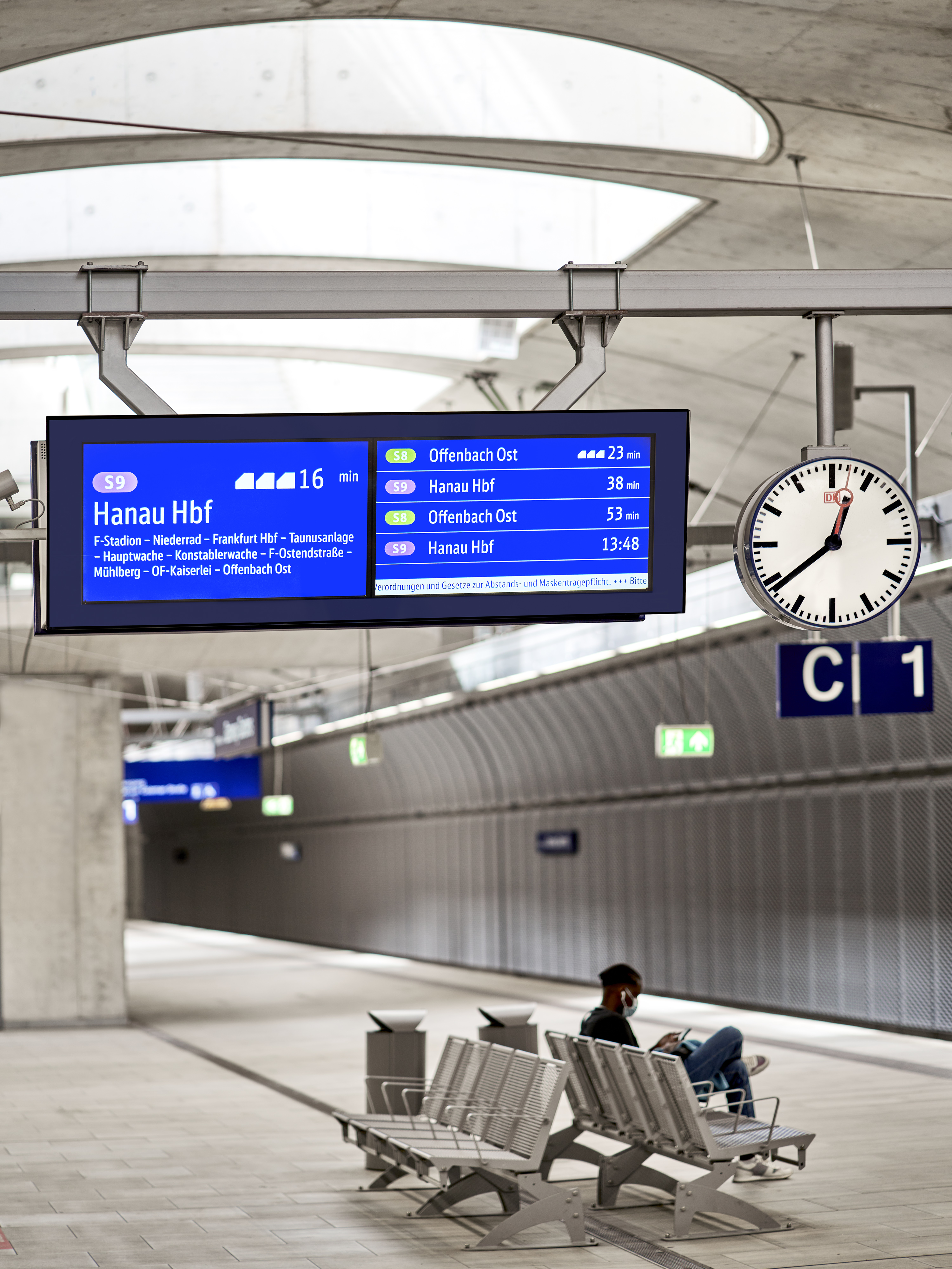 Digital train information monitors