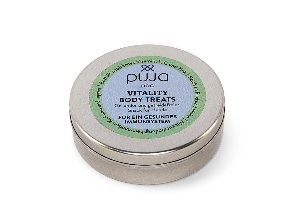 PUJA - sustainable and reusable cans for pet food