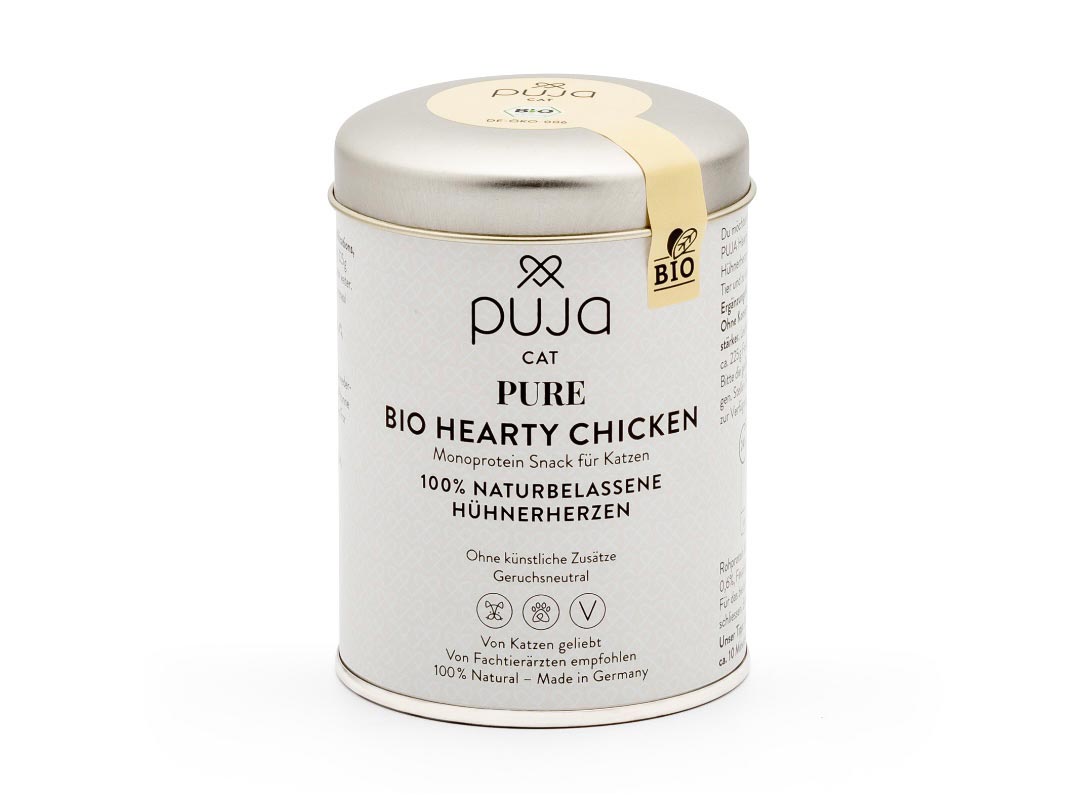 PUJA - sustainable and reusable cans for pet food