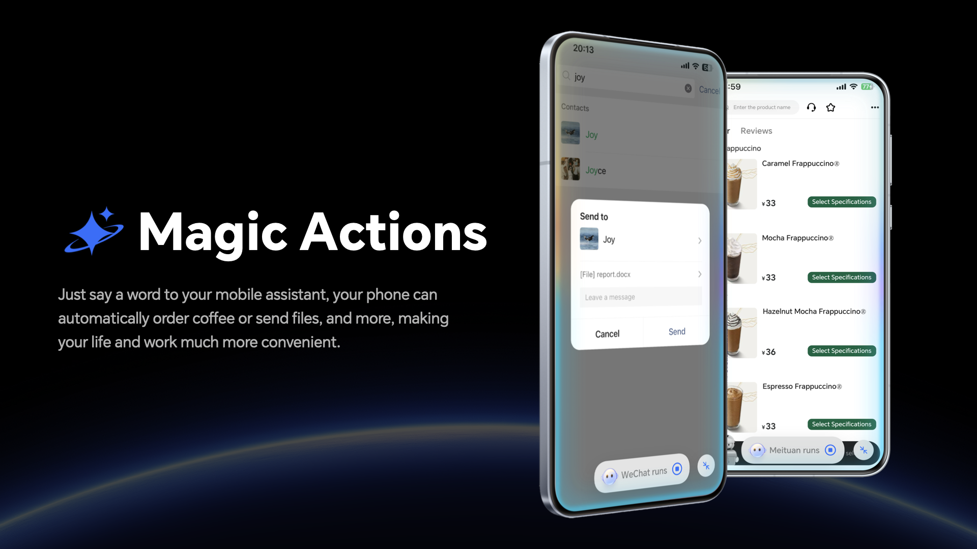 Honor Magic Actions