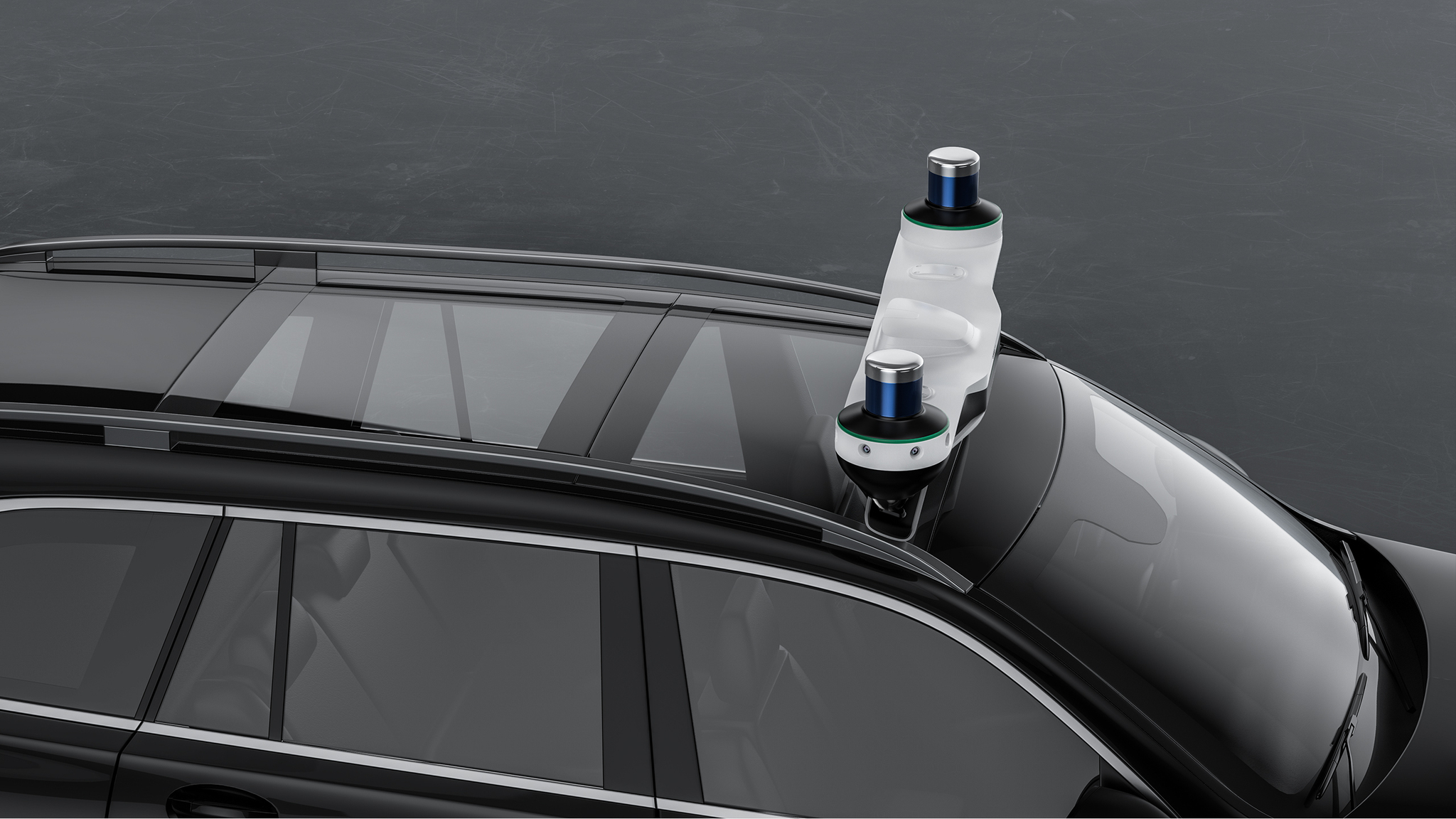Driven-by-QCraft multi-sensor fusion suite(Gen 4)