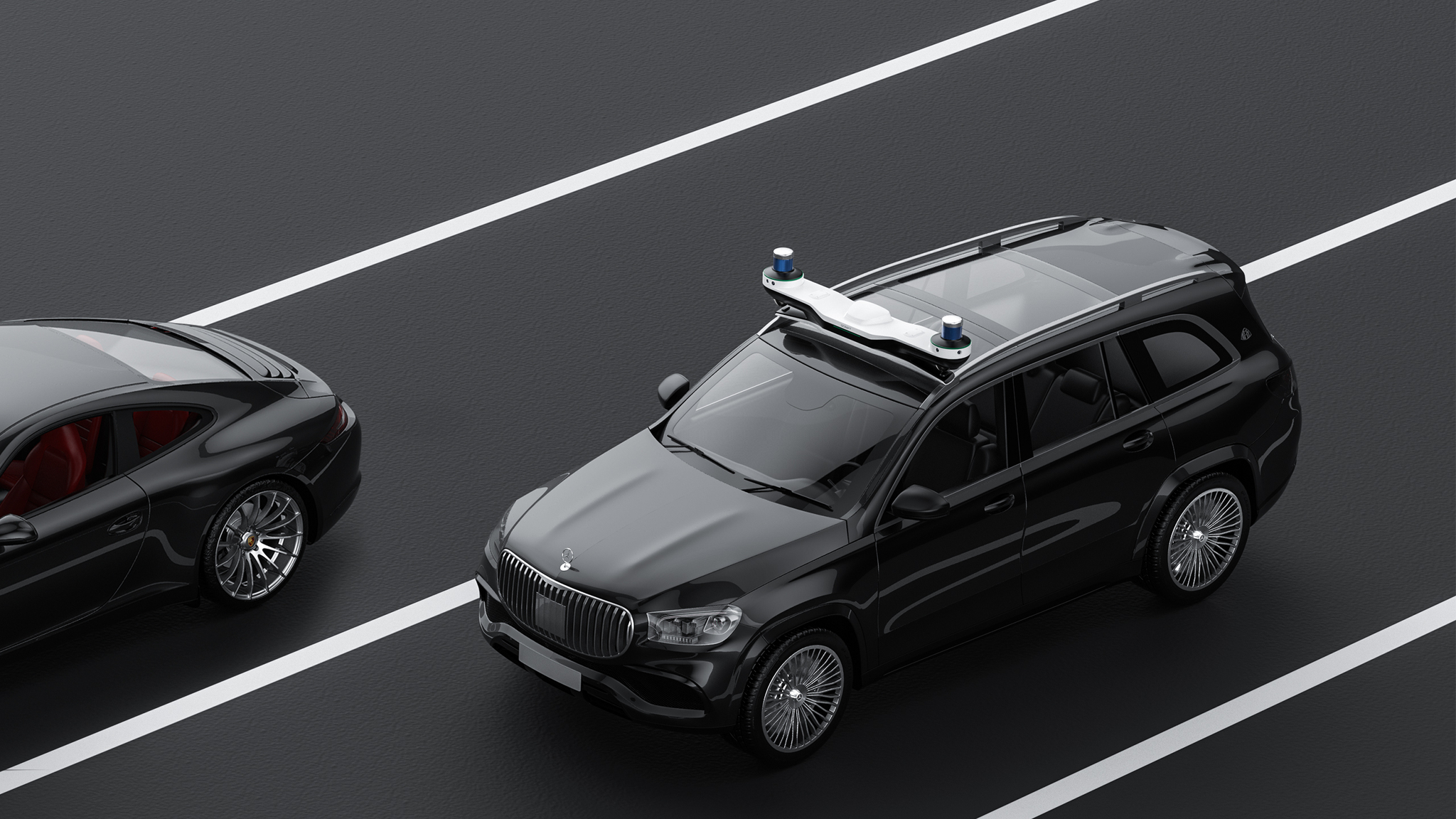 Driven-by-QCraft multi-sensor fusion suite(Gen 4)