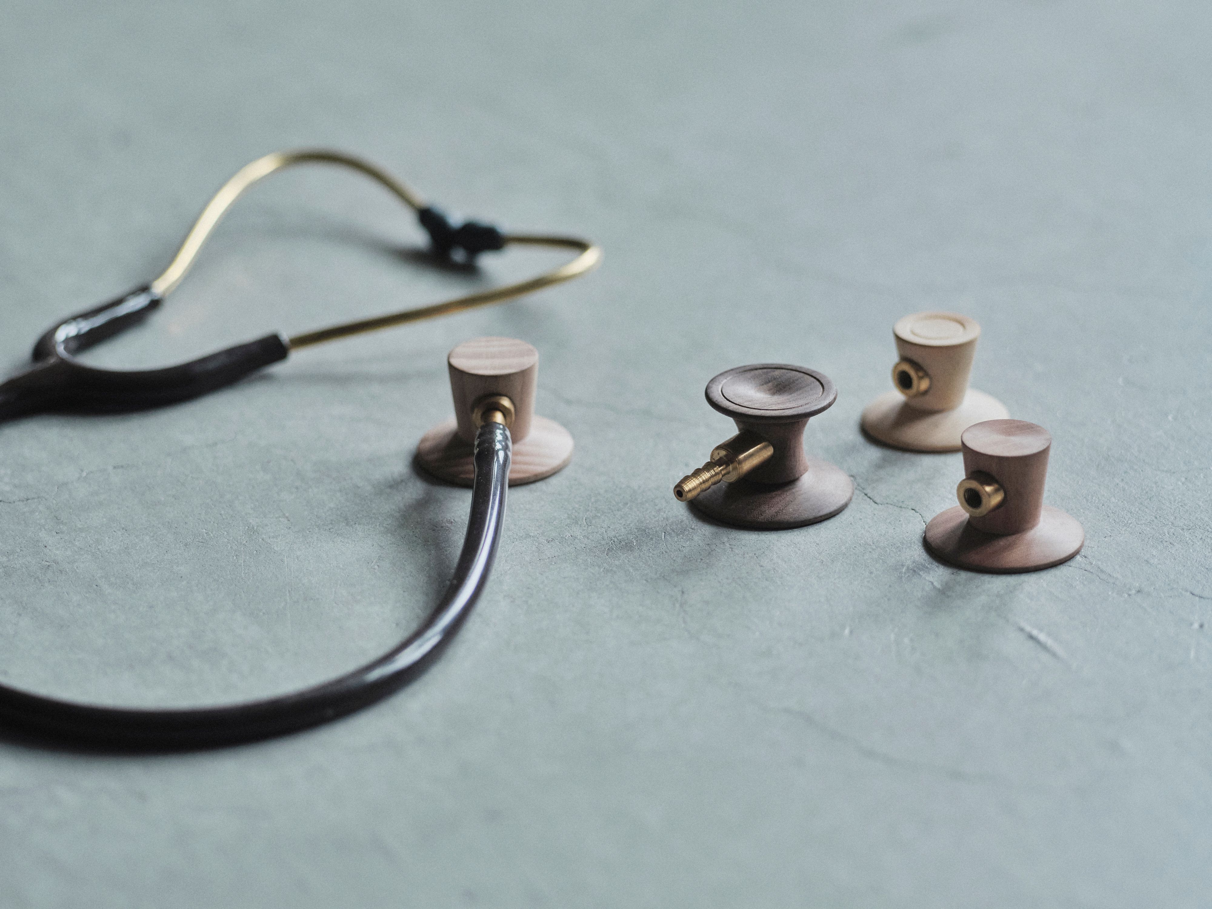 Wooden Stethoscope Classic By Adachi Clinic Kobe