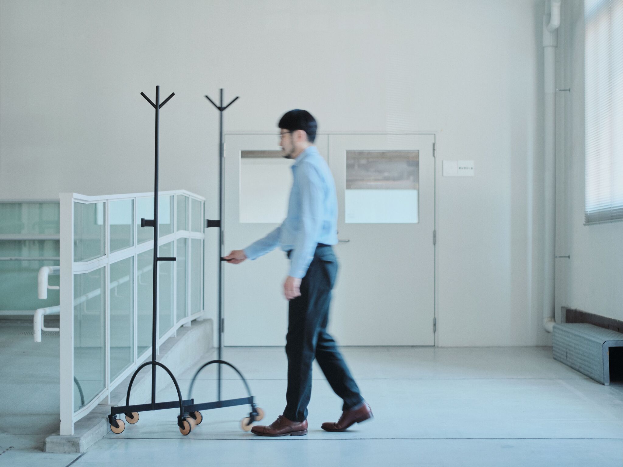 Stackable IV Stand by Adachi Clinic Kobe