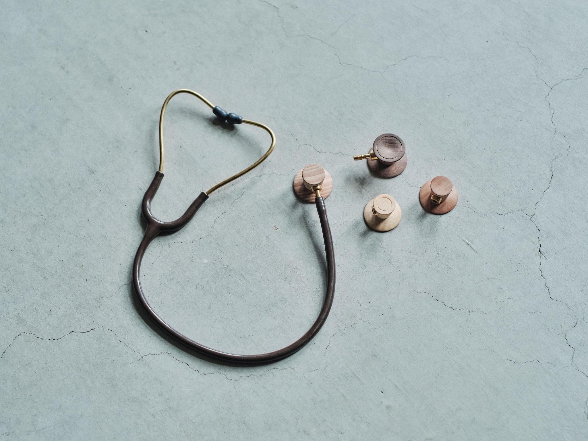 Wooden Stethoscope Classic By Adachi Clinic Kobe
