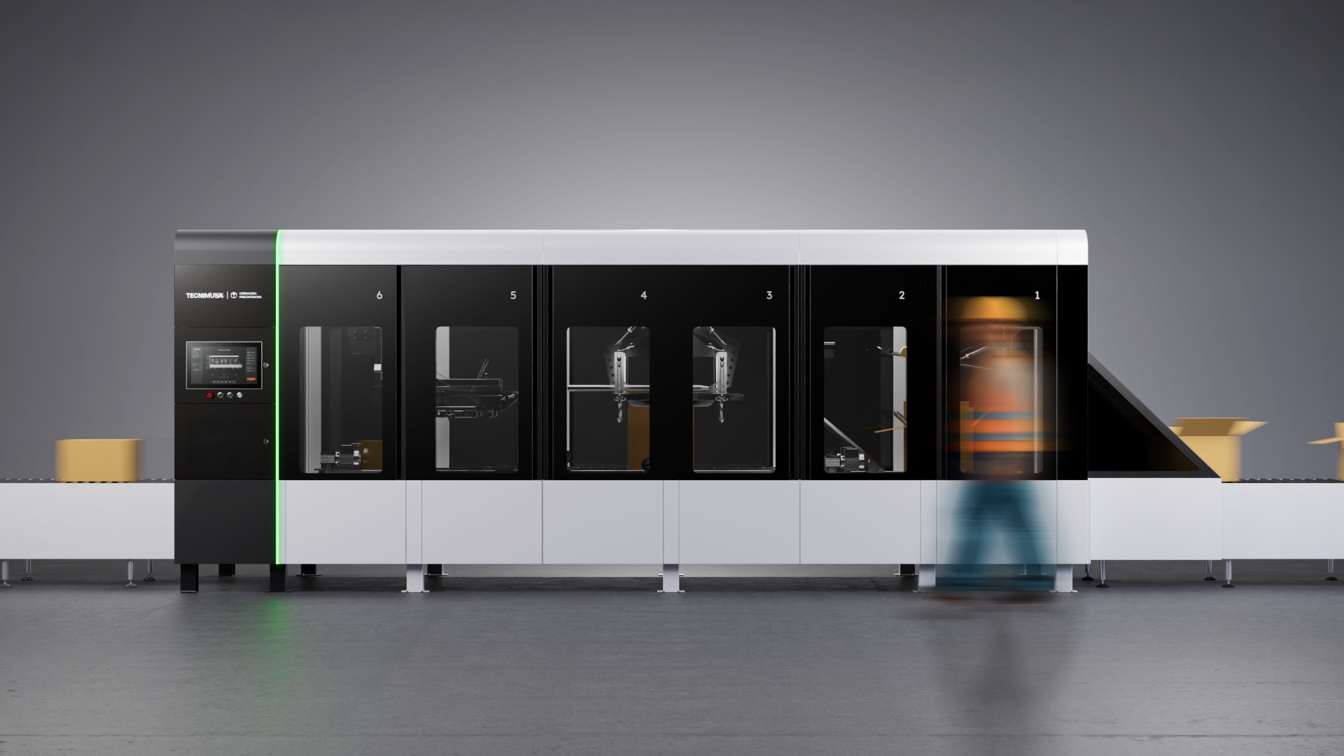 Box Closing And Sealing machine