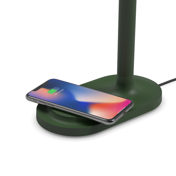 EMENDO LAMP WITH QI WIRELESS CHARGER - EMERALD
