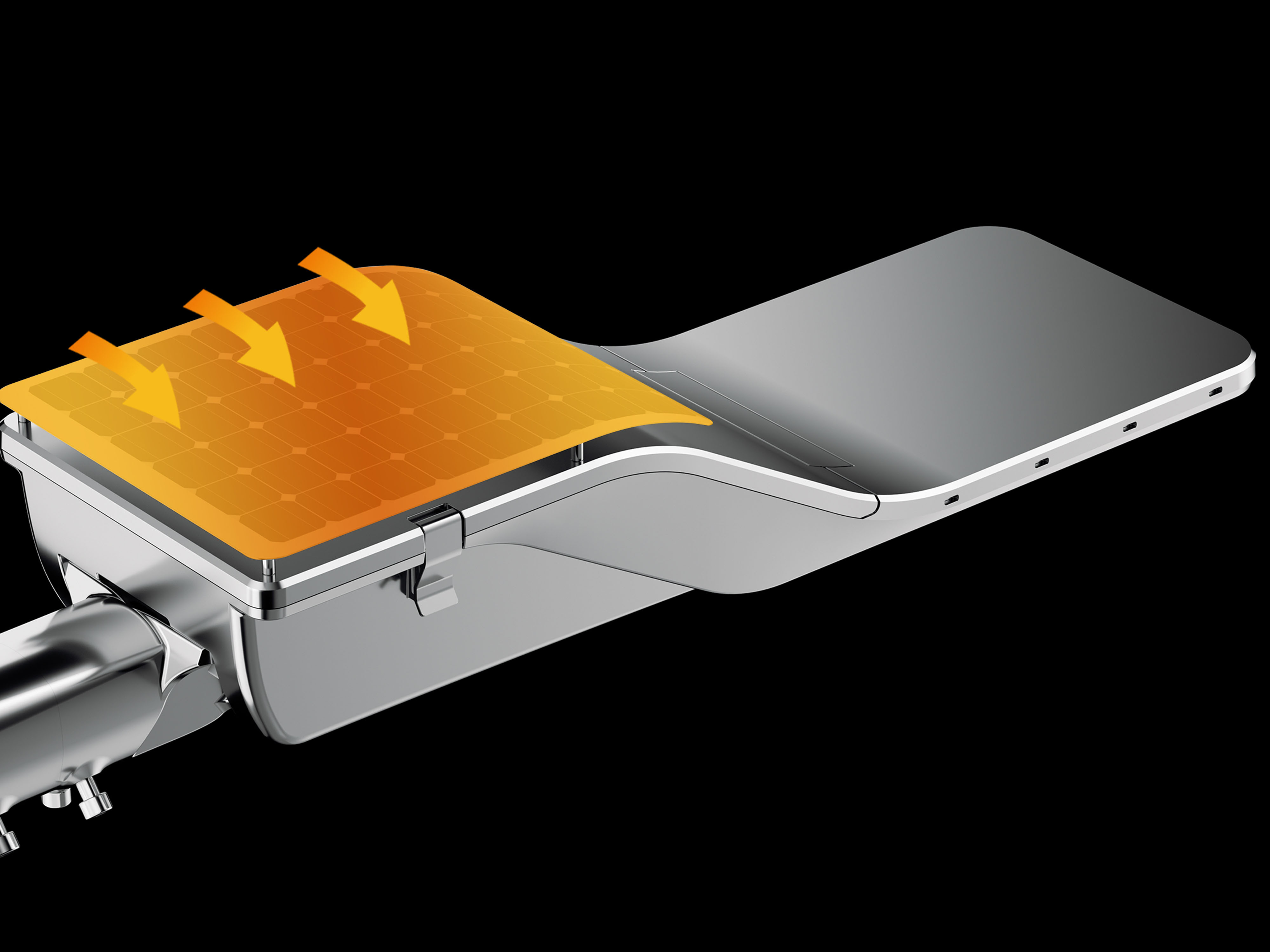 LED energy storage roadway lighting