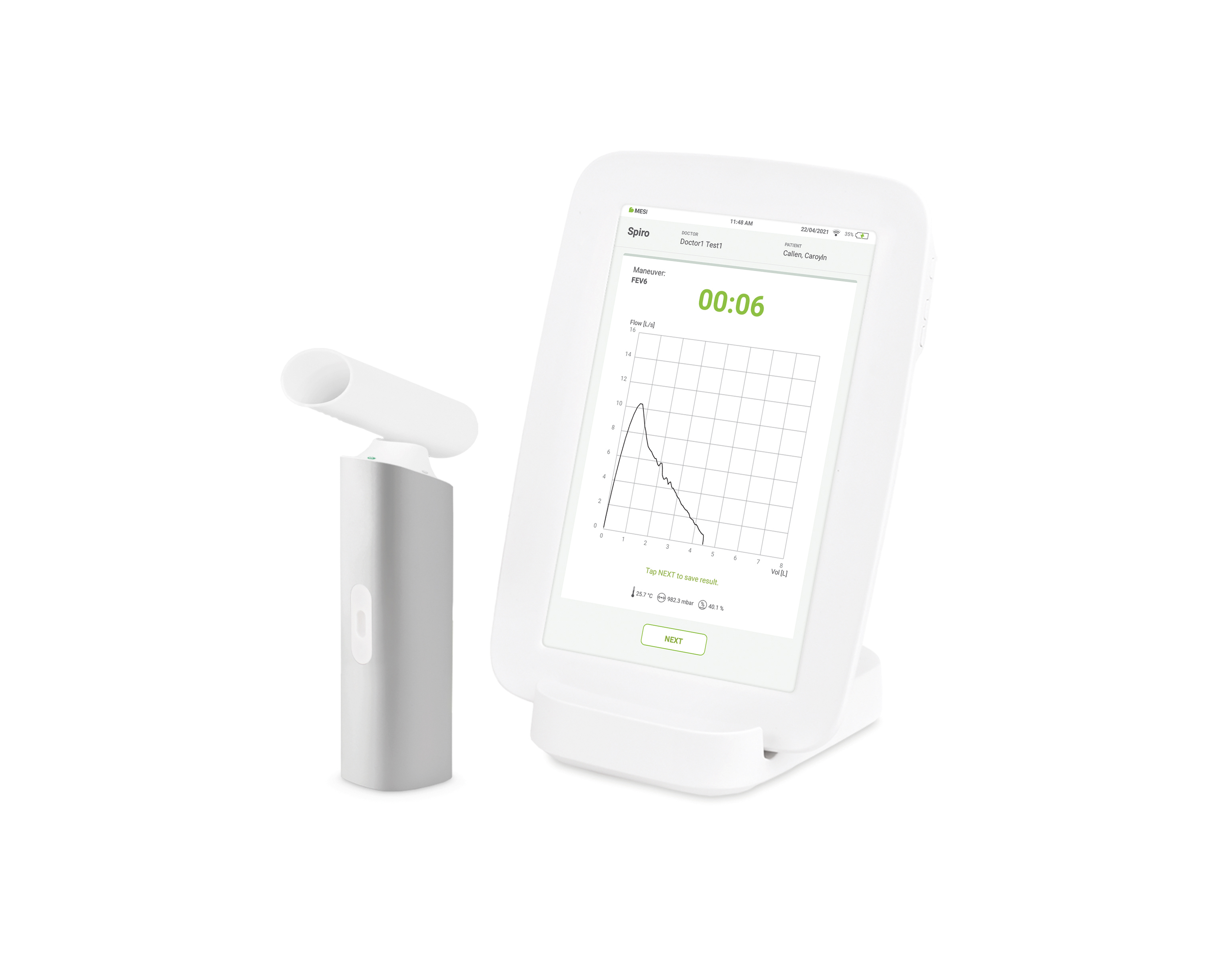 MESI mTABLET SPIRO - The Most Versatile Spirometer