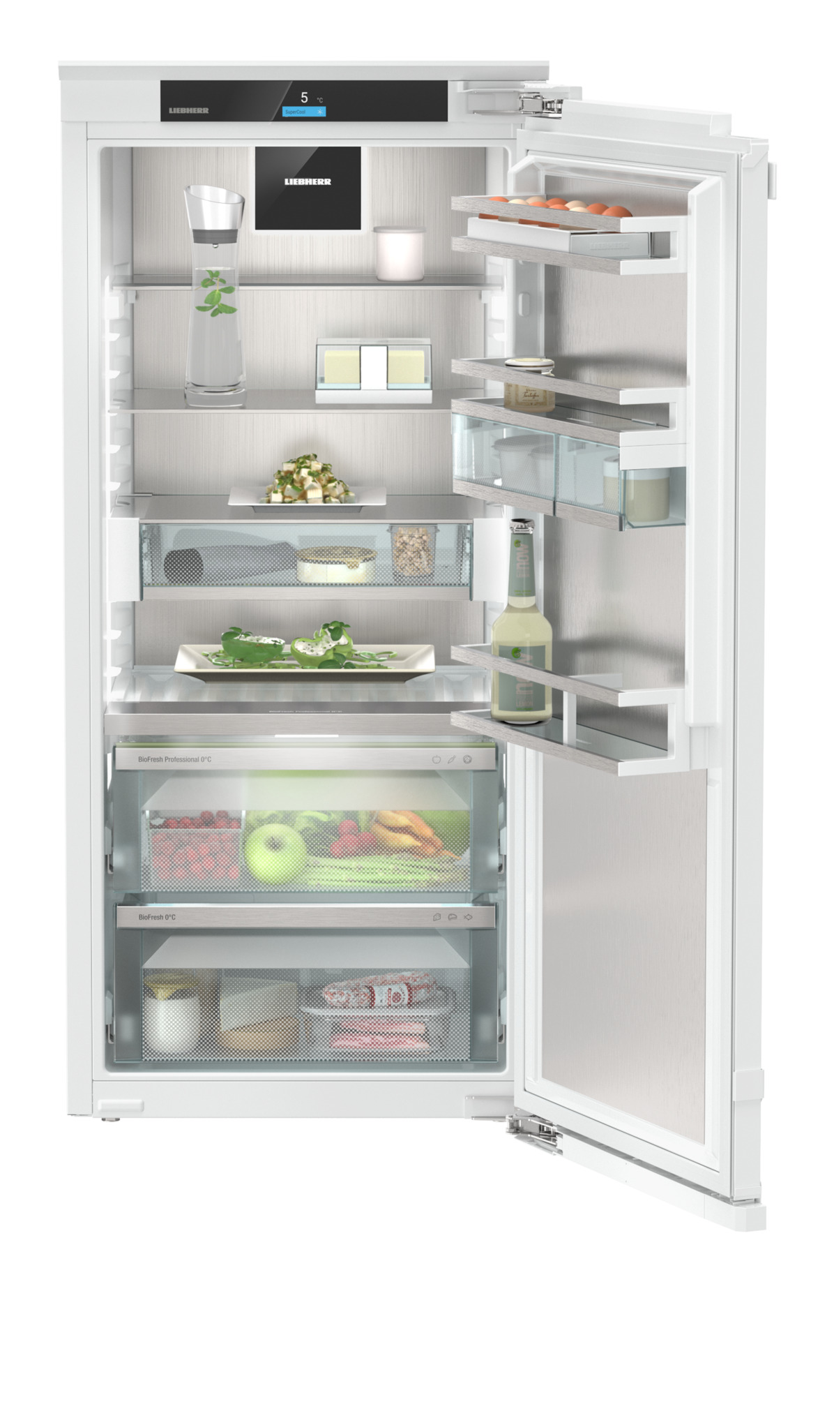 Fully integrated AutoDoor refrigerators