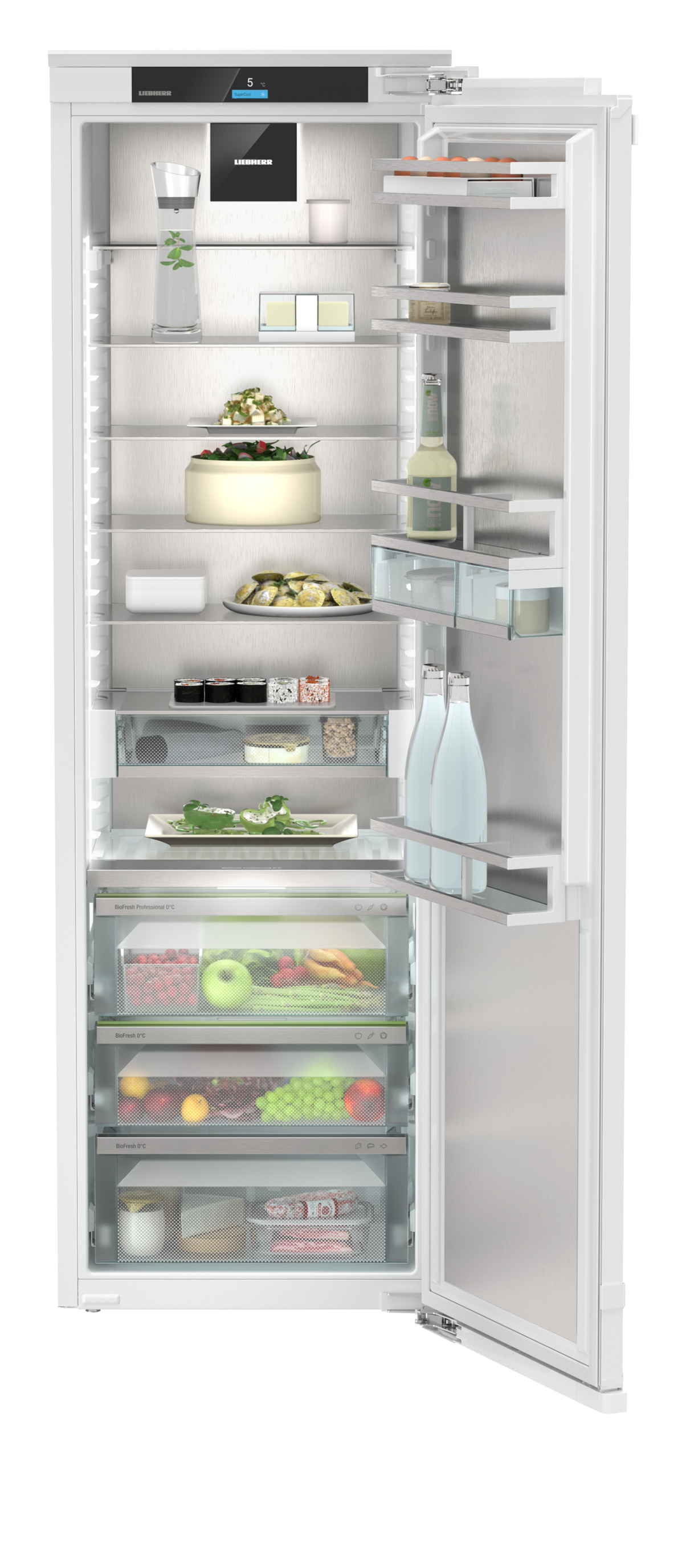 Fully integrated AutoDoor refrigerators