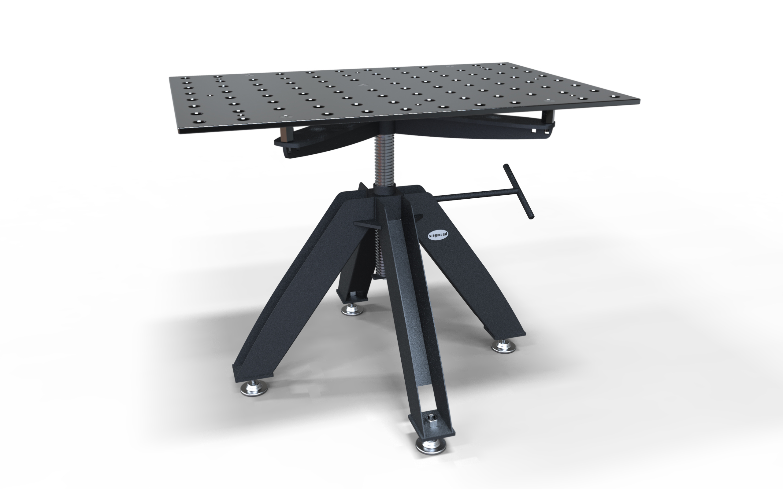 Siegmund Height Adjustable Rotating Table Fixed