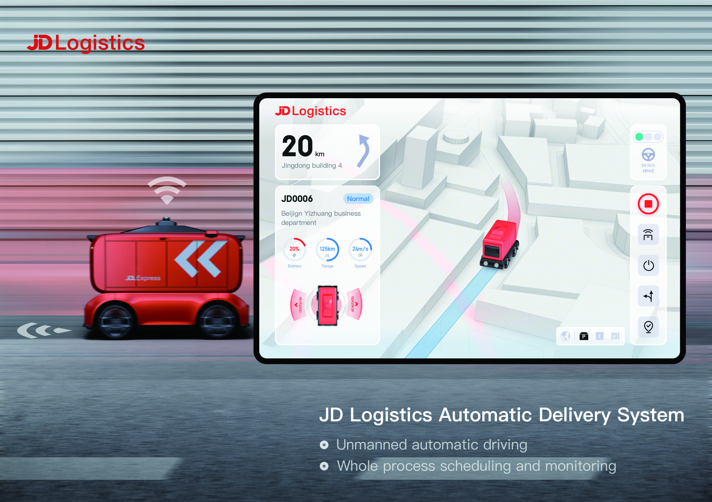 Logistics Autonomous Delivery System