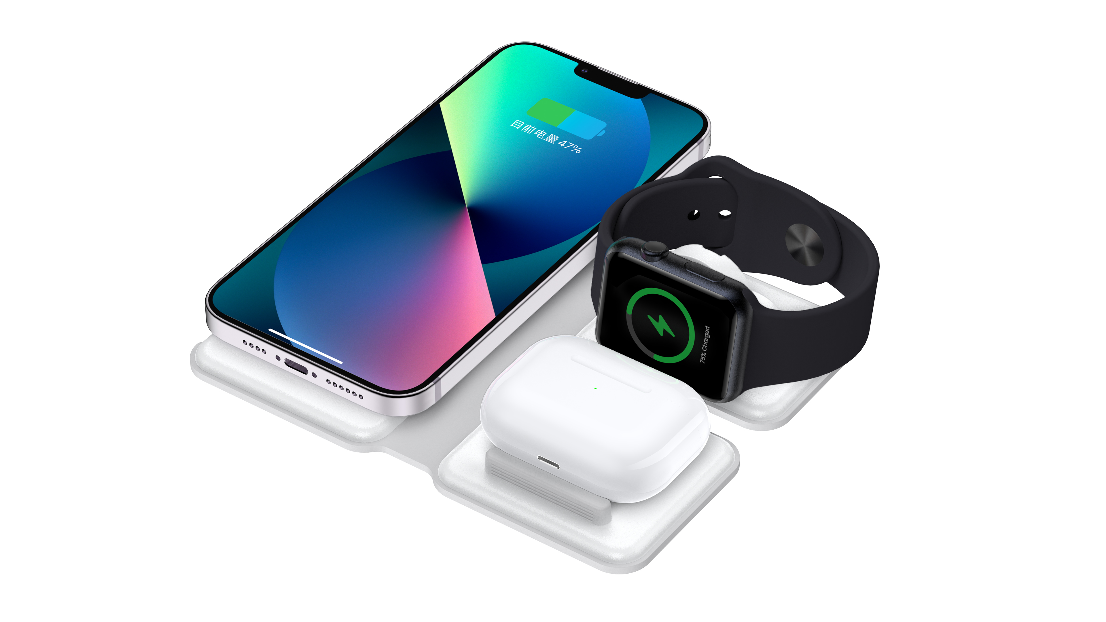 3-in 1 Foldable Wireless Charger