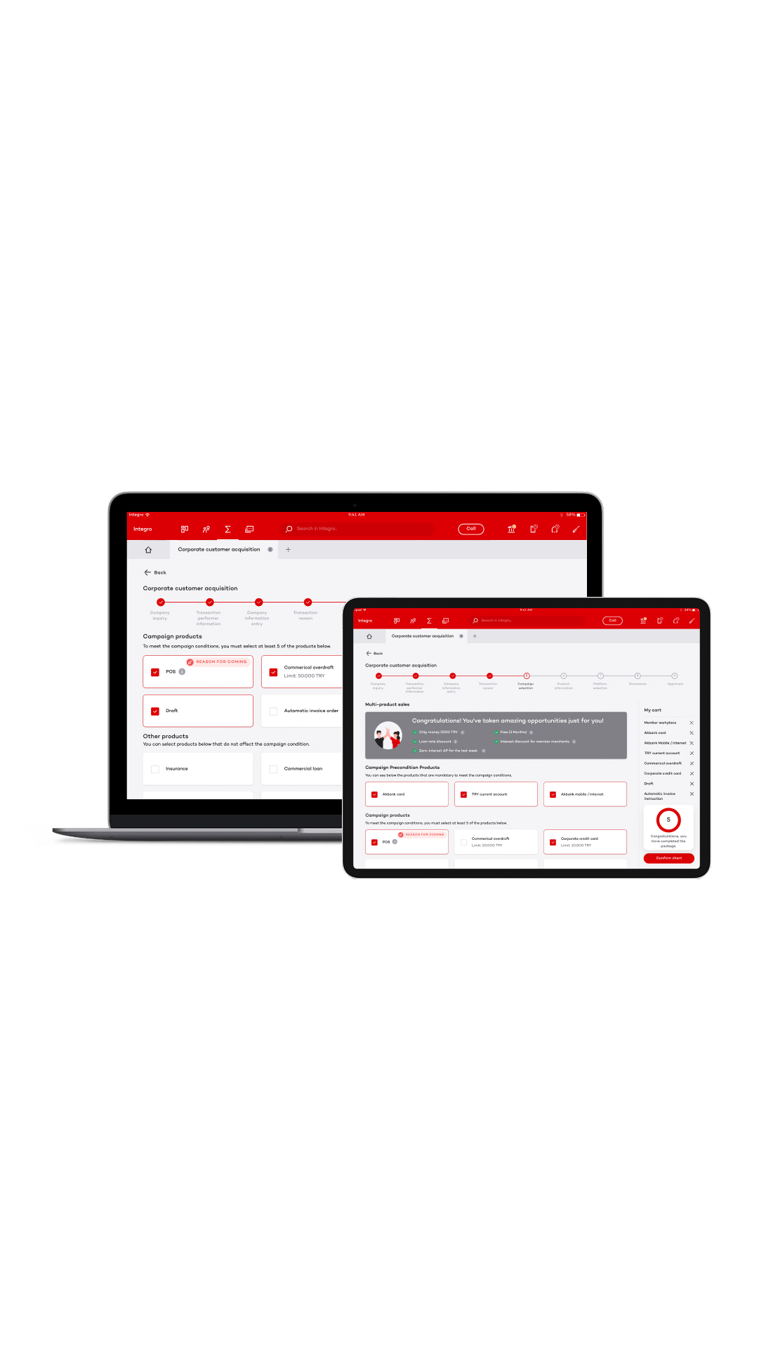 Phygital SME Customer onboarding, cross sales