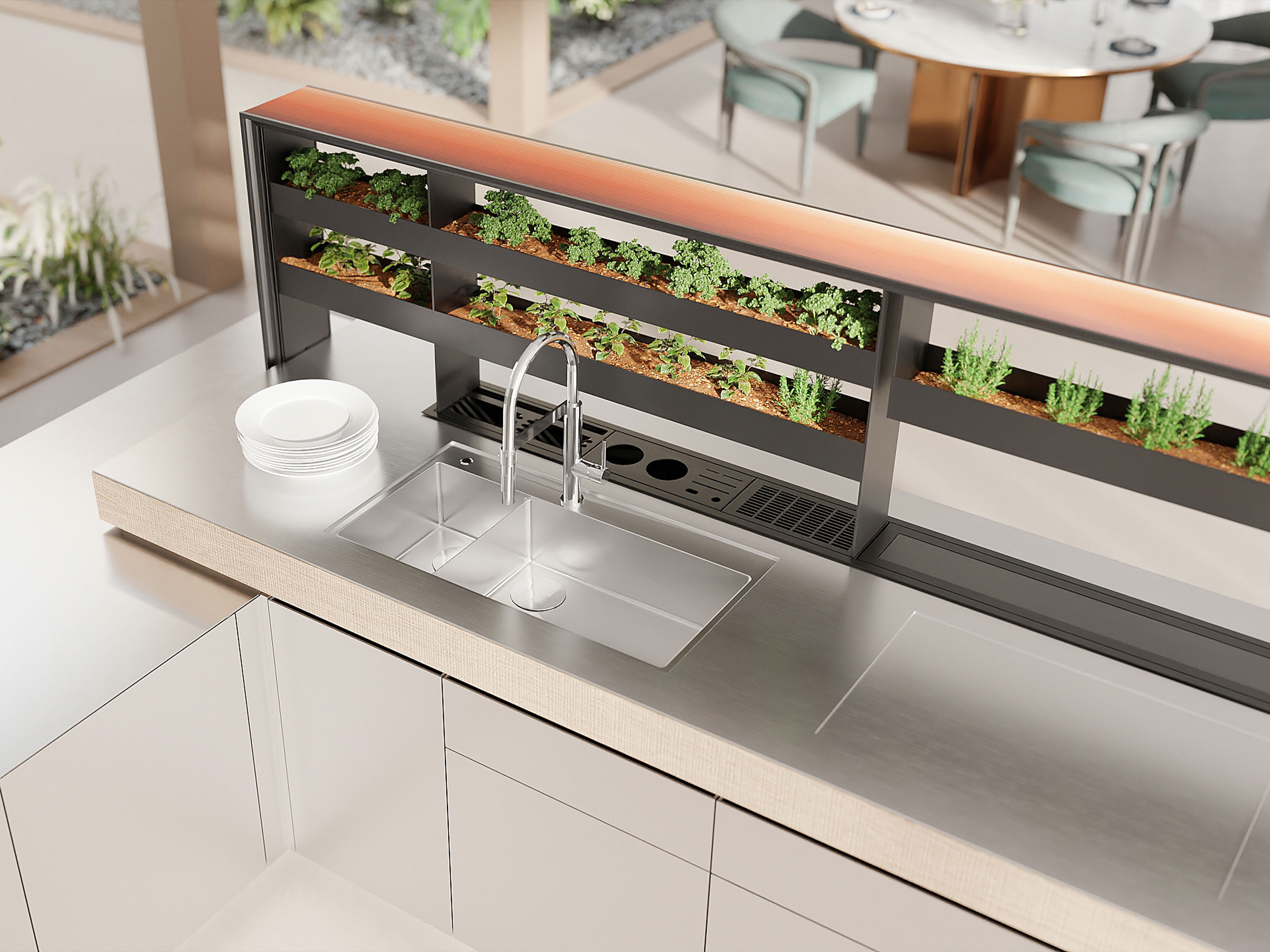 Eco-Kitchen Island