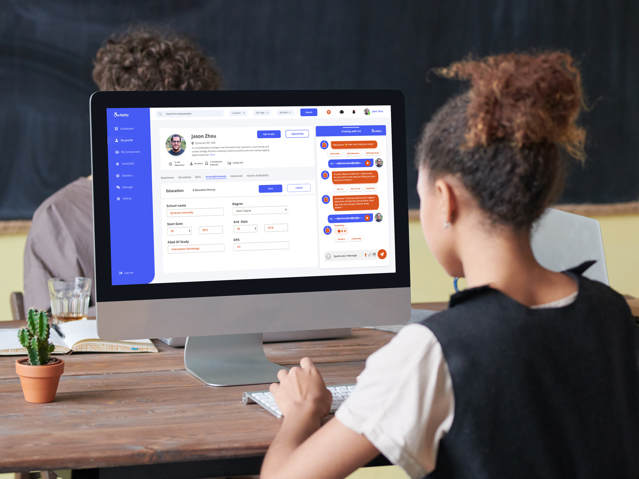 OurAbility Connect Dashboard