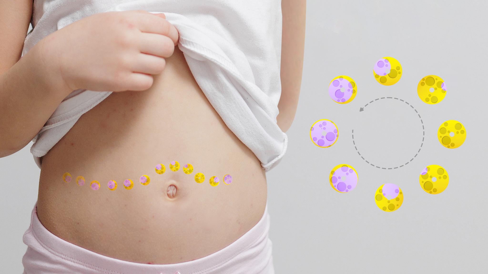 Luna phase stamp insulin pen injection