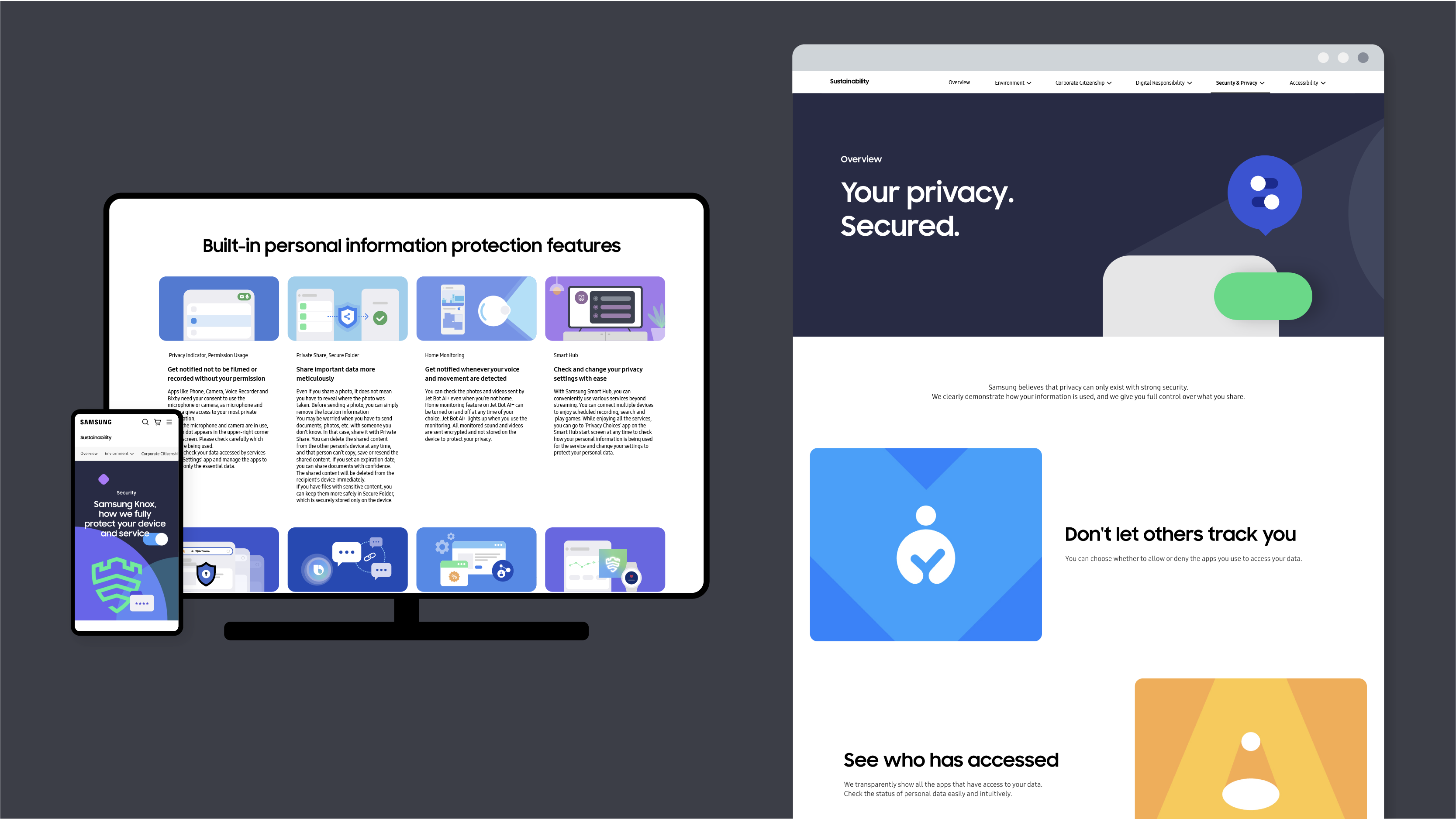 Your Privacy. Secured_Sustainability Communication