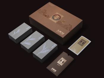 Collection level white tea packaging design