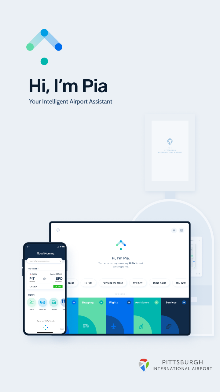 PIA - An All-in-one Voice Assistant For Airports