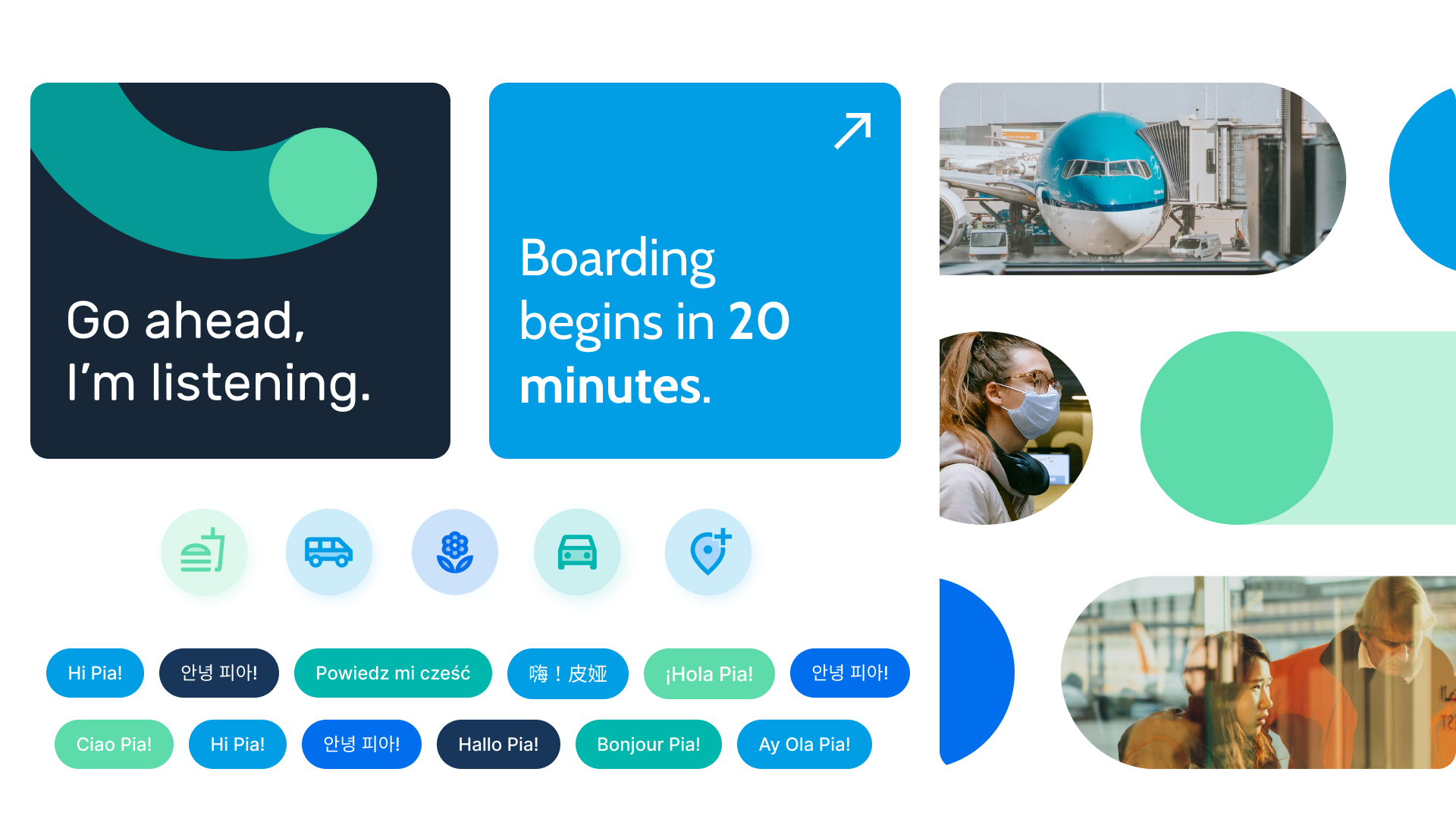 PIA - An All-in-one Voice Assistant For Airports