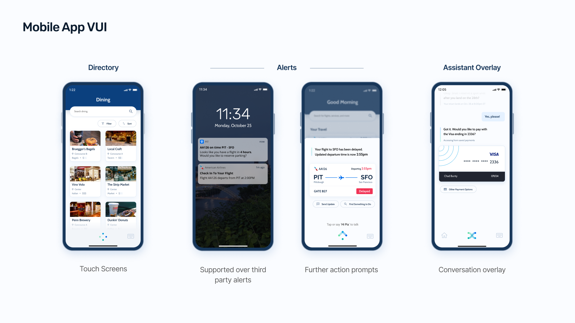 PIA - An All-in-one Voice Assistant For Airports