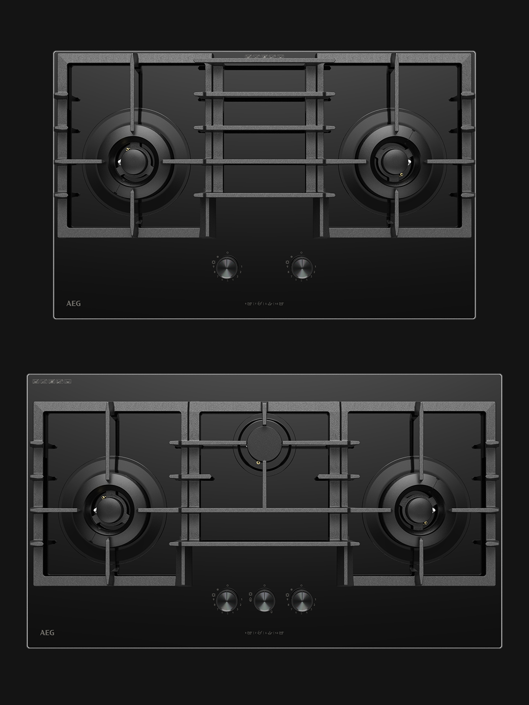 AEG 7000 Series Built-in gas hobs with StepPower