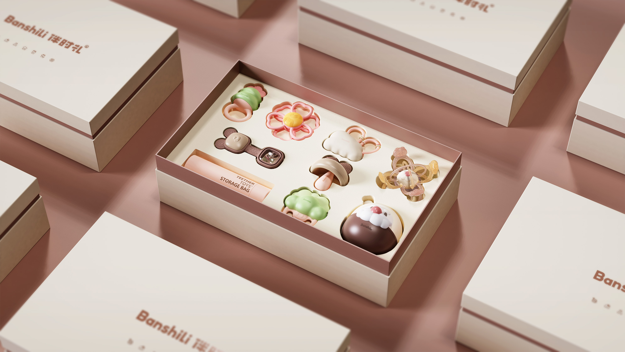 Banshili Baby Teether Family