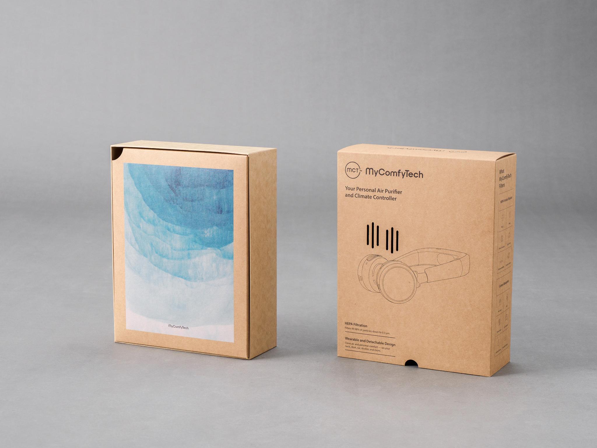 MyComfyTech Headset Air Purifier Packaging