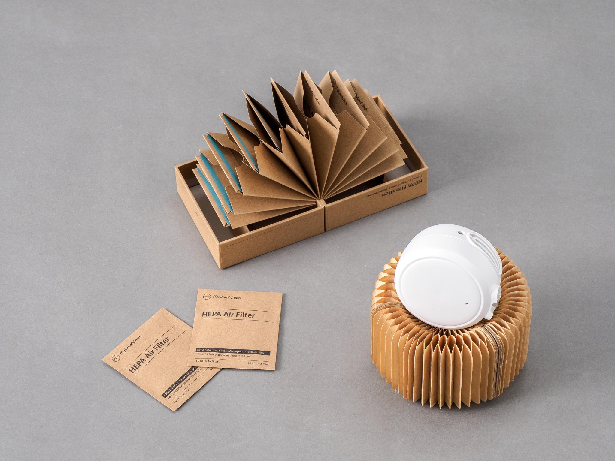 MyComfyTech Headset Air Purifier Packaging