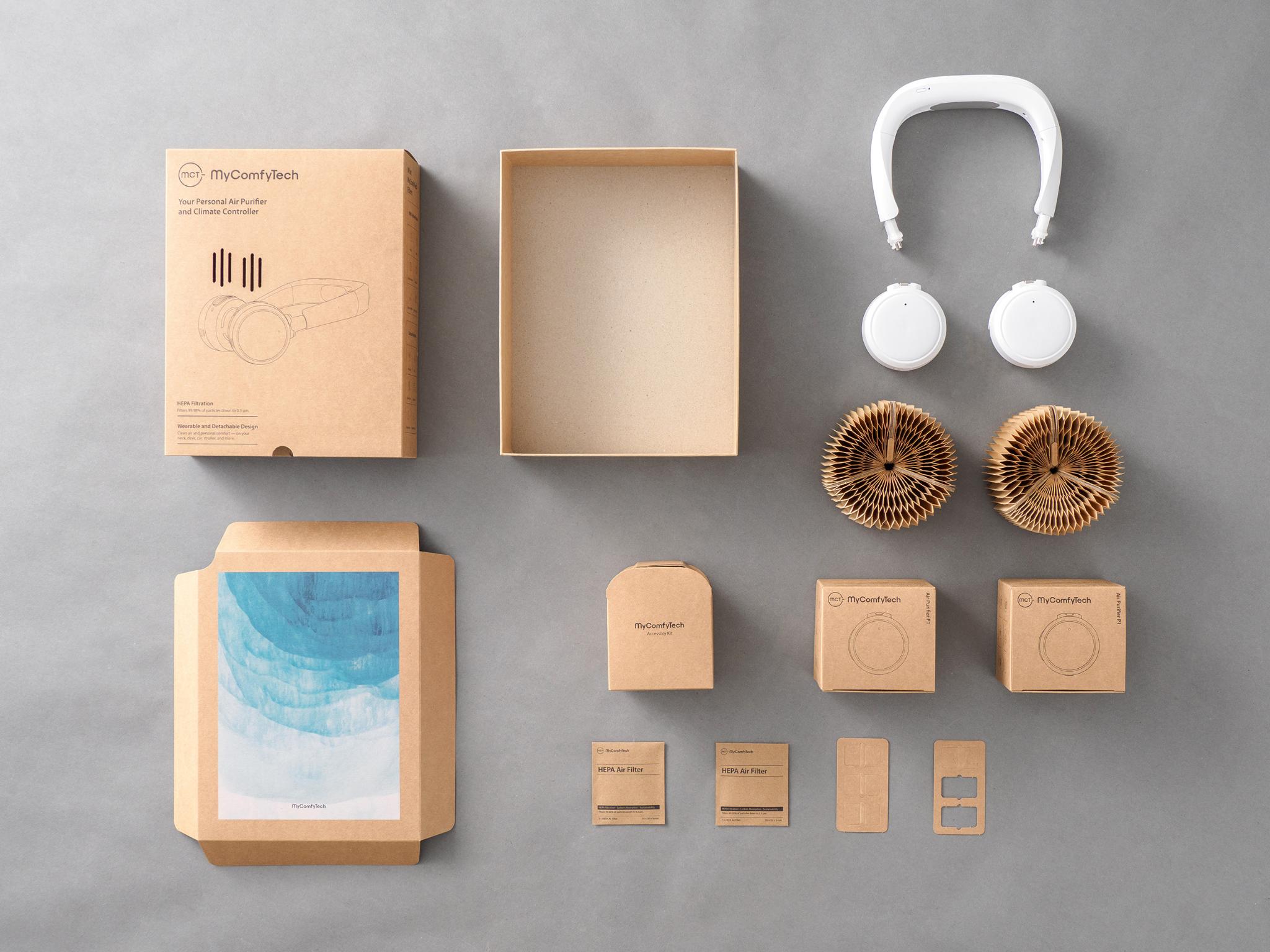 MyComfyTech Headset Air Purifier Packaging