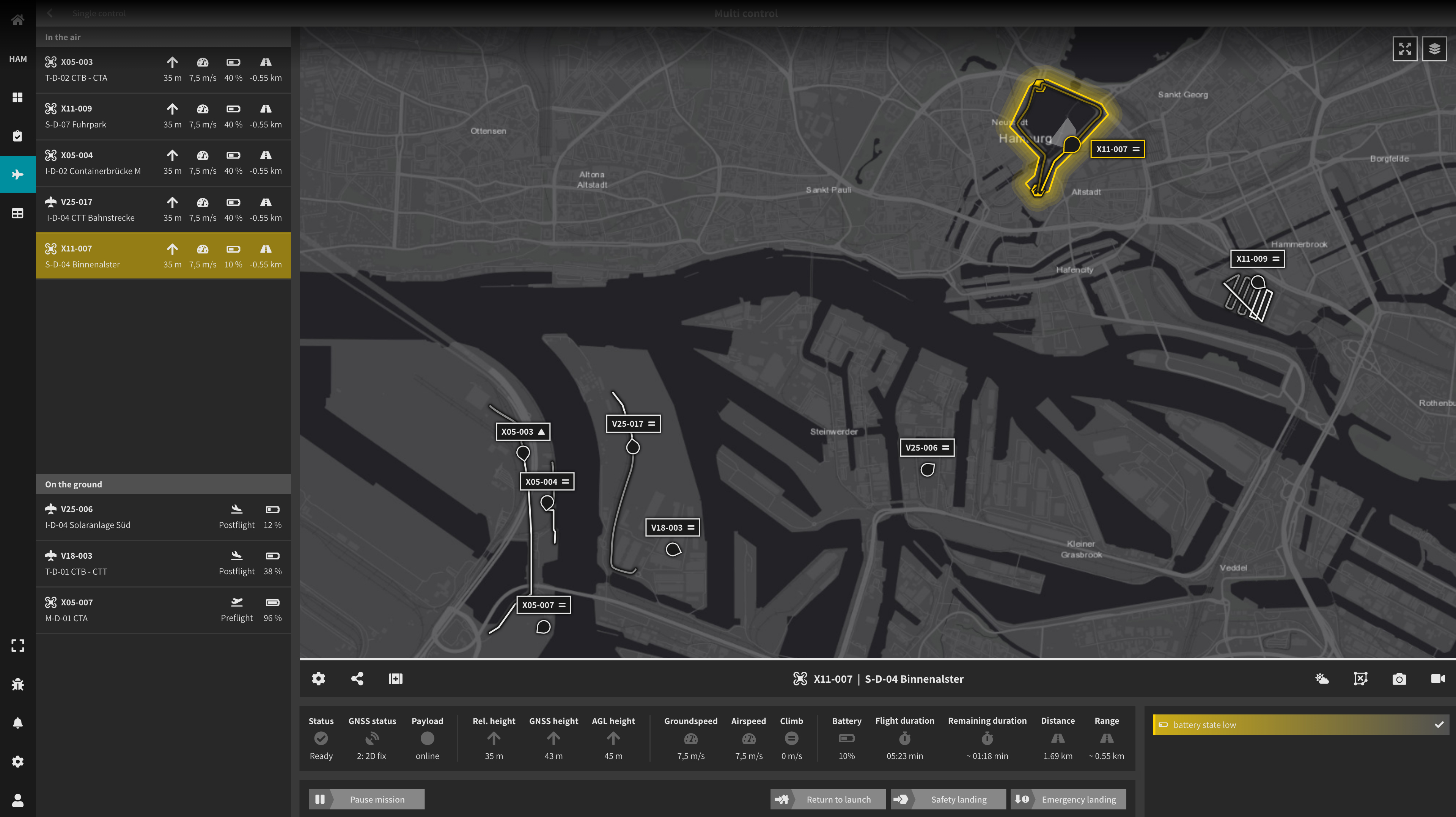 Integrated Control Center for Drones and AMRs