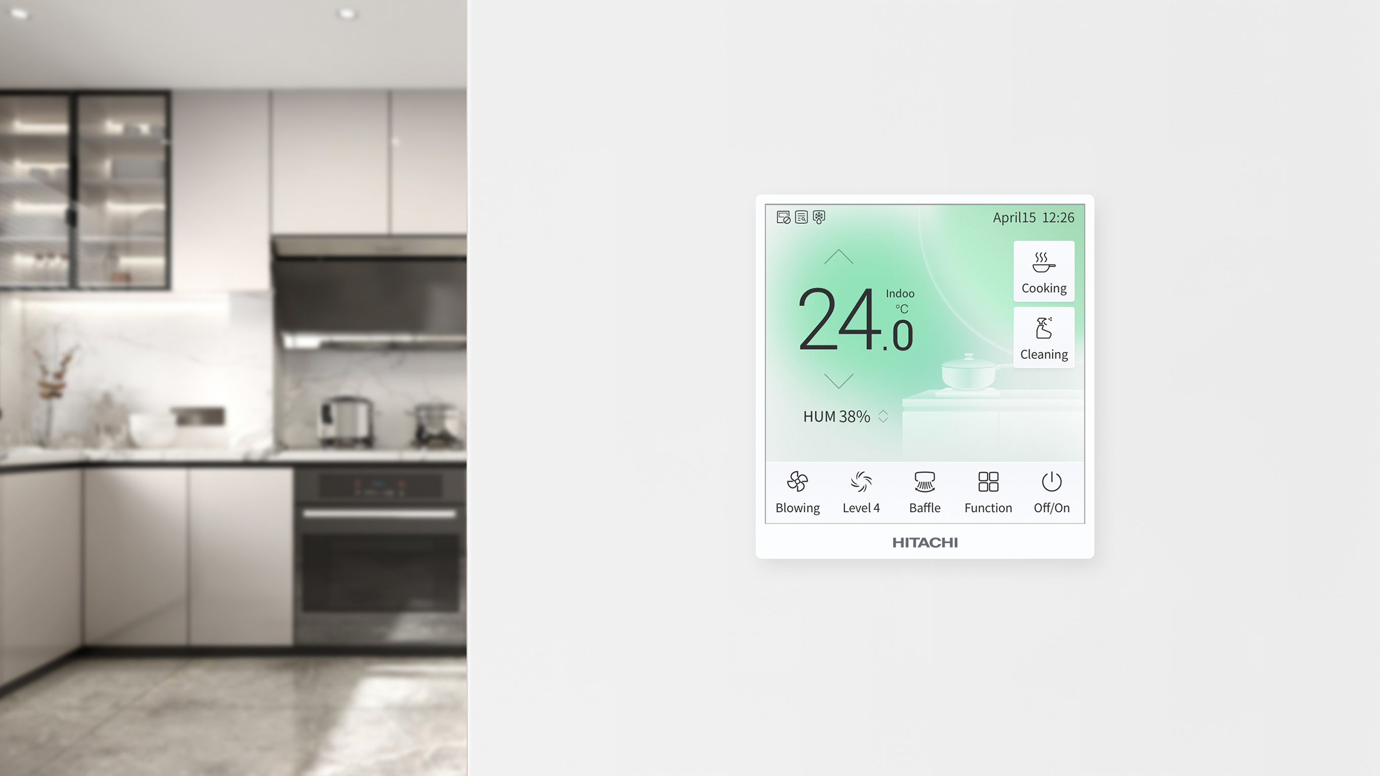 Hitachi Central AC Kitchen&Bathroom Controller