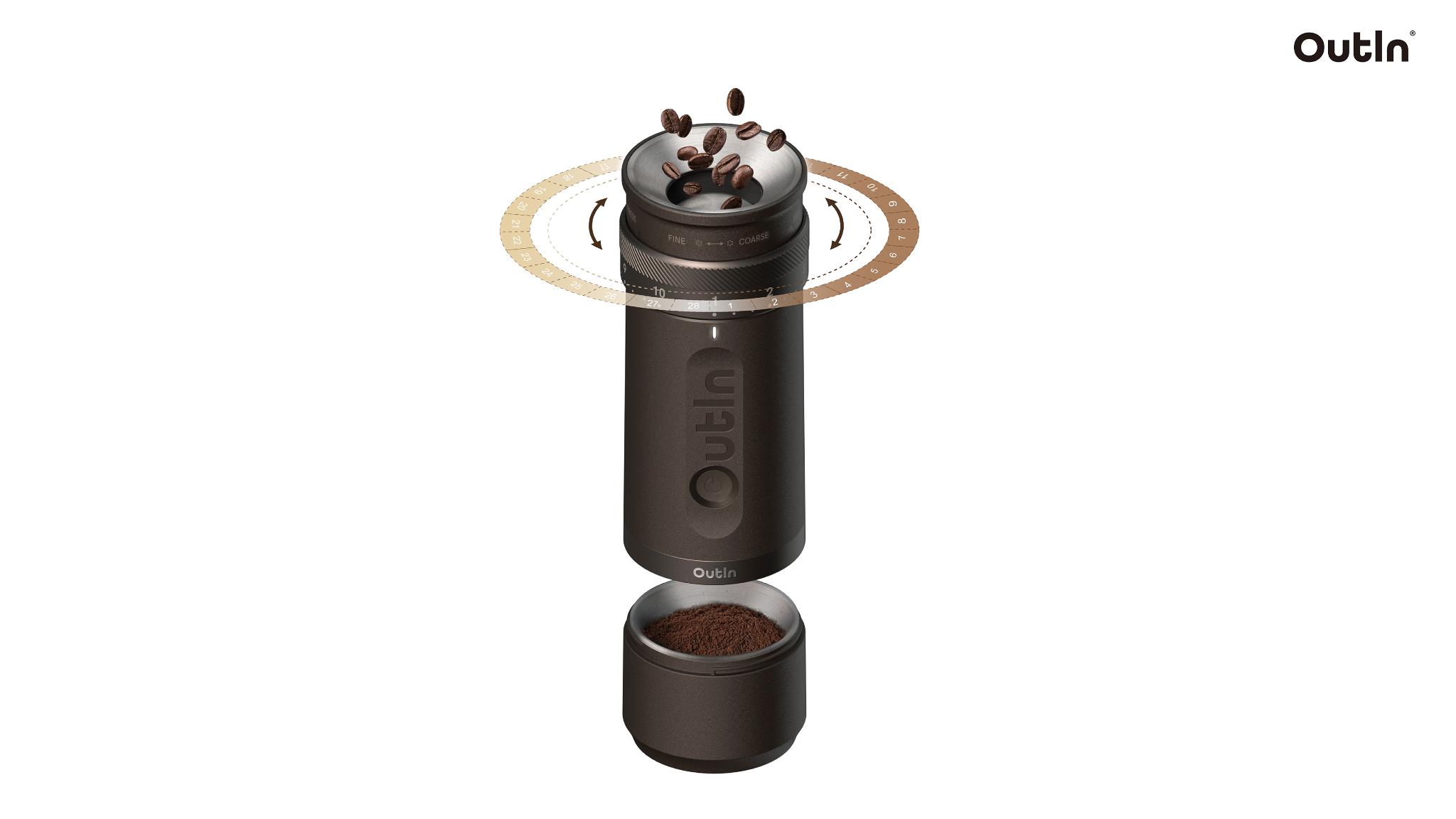 Outln Fino Portable Electric Coffee Grinder