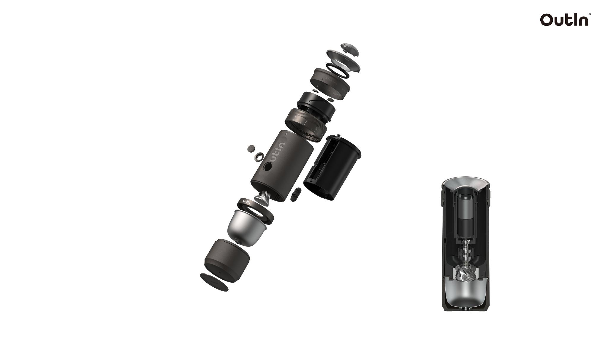 Outln Fino Portable Electric Coffee Grinder