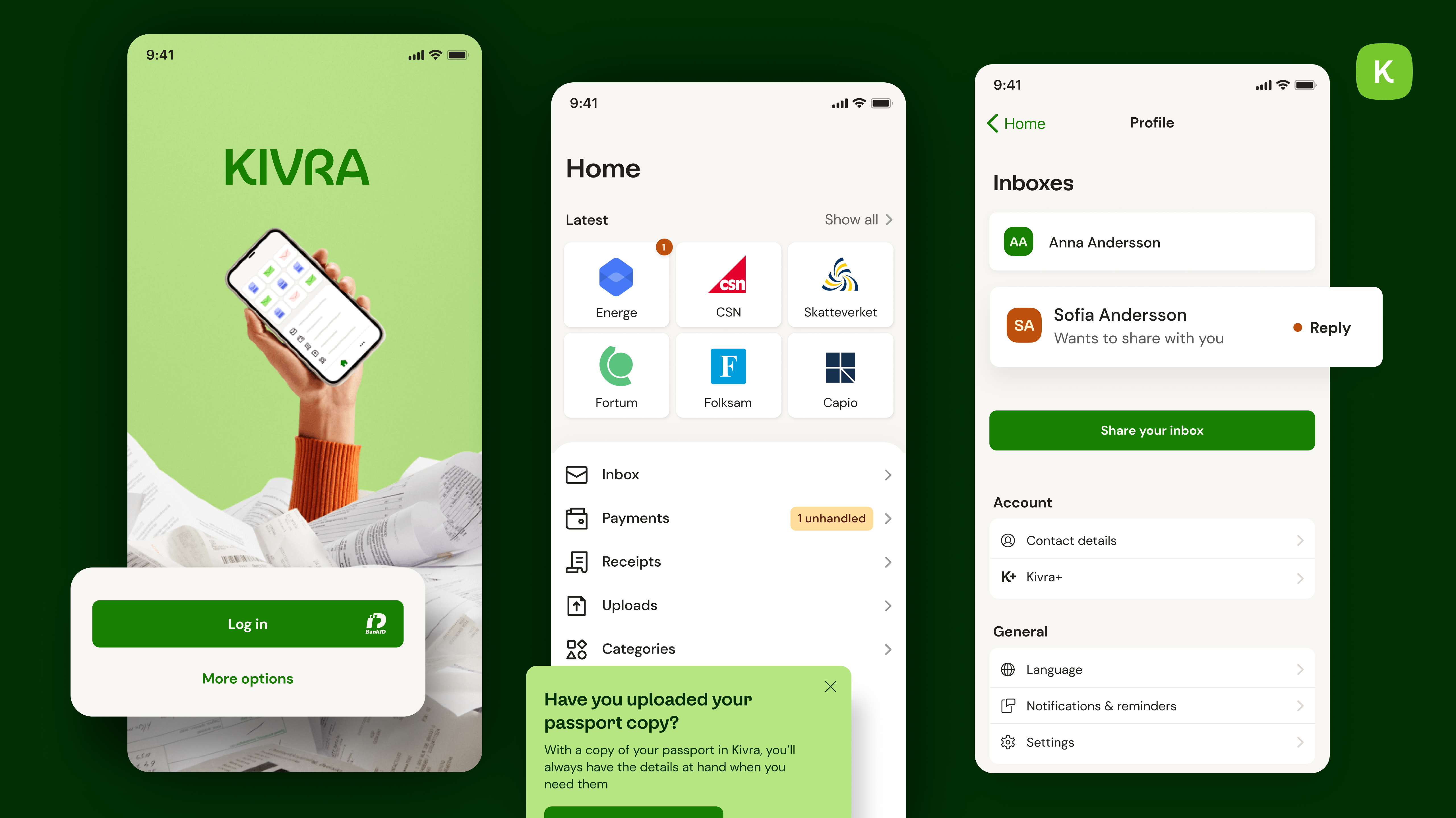 Kivra – A better place for your important things