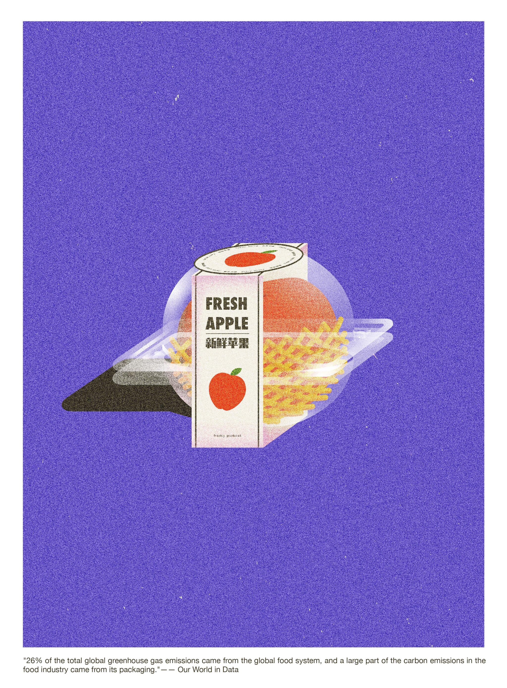 The Packaging Evolution of an Apple