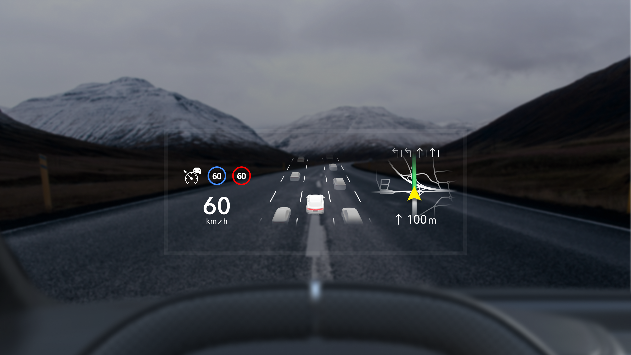 LOTUS EMEYA Head-up display