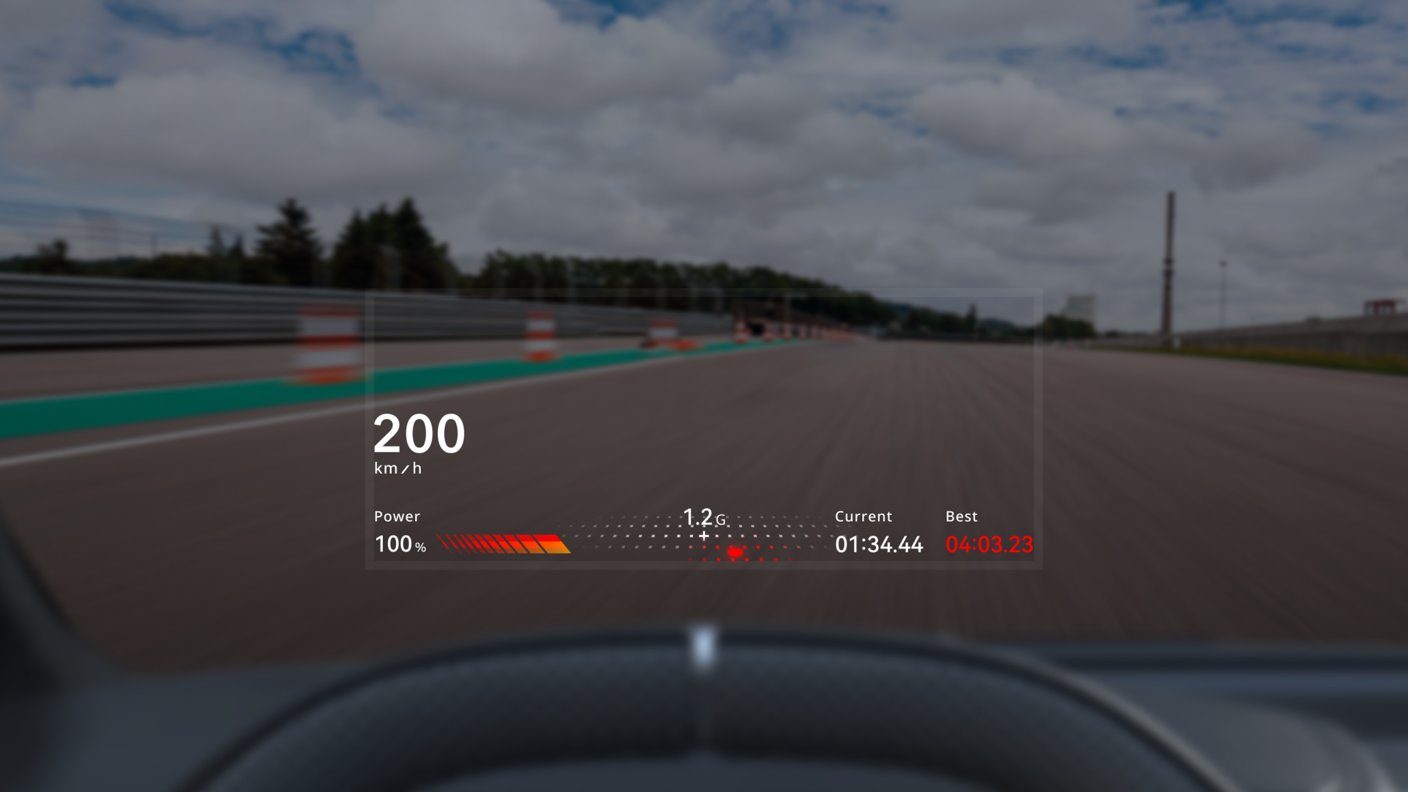LOTUS EMEYA Head-up display