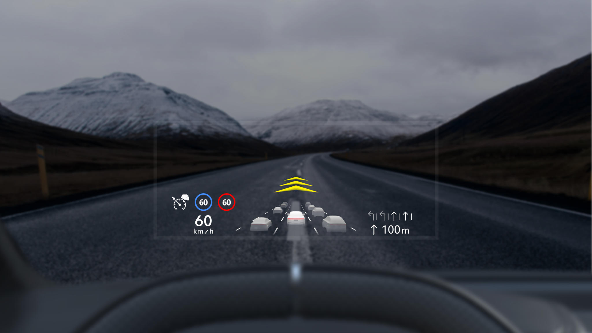 LOTUS EMEYA Head-up display