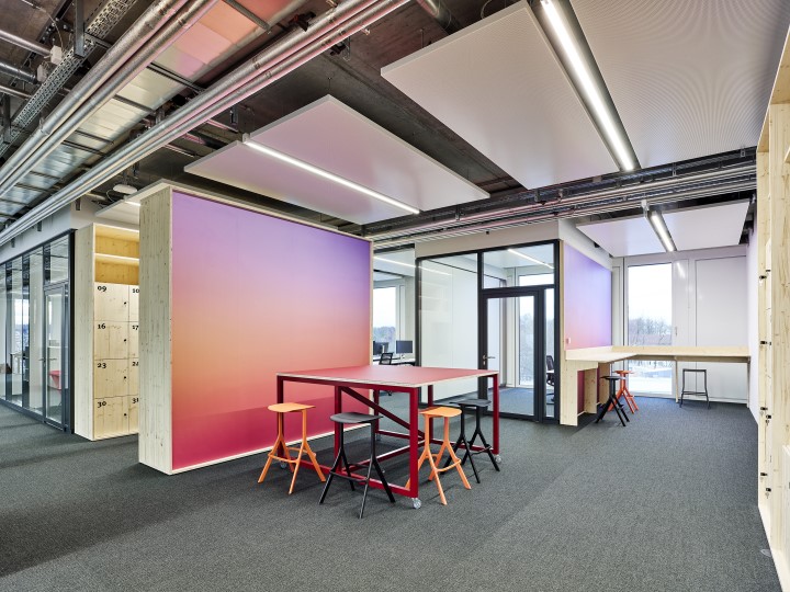 Innovative Arbeitswelten im Bürogebäude OWP 12
