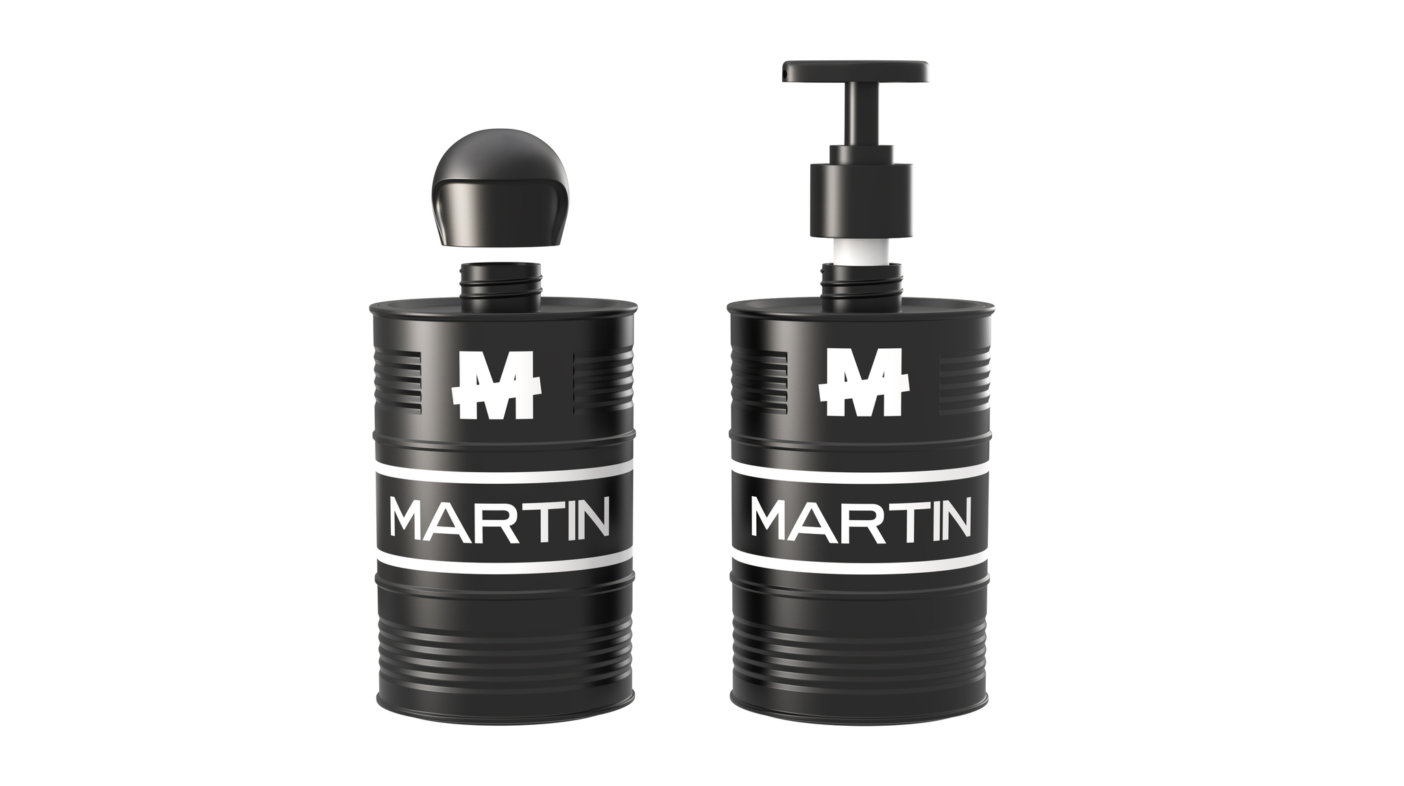 Oil bucket shower gel
