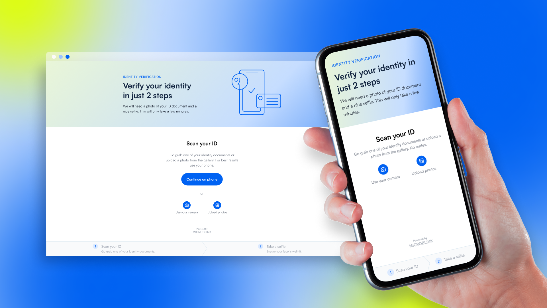 Innovative data capturing for onboarding users