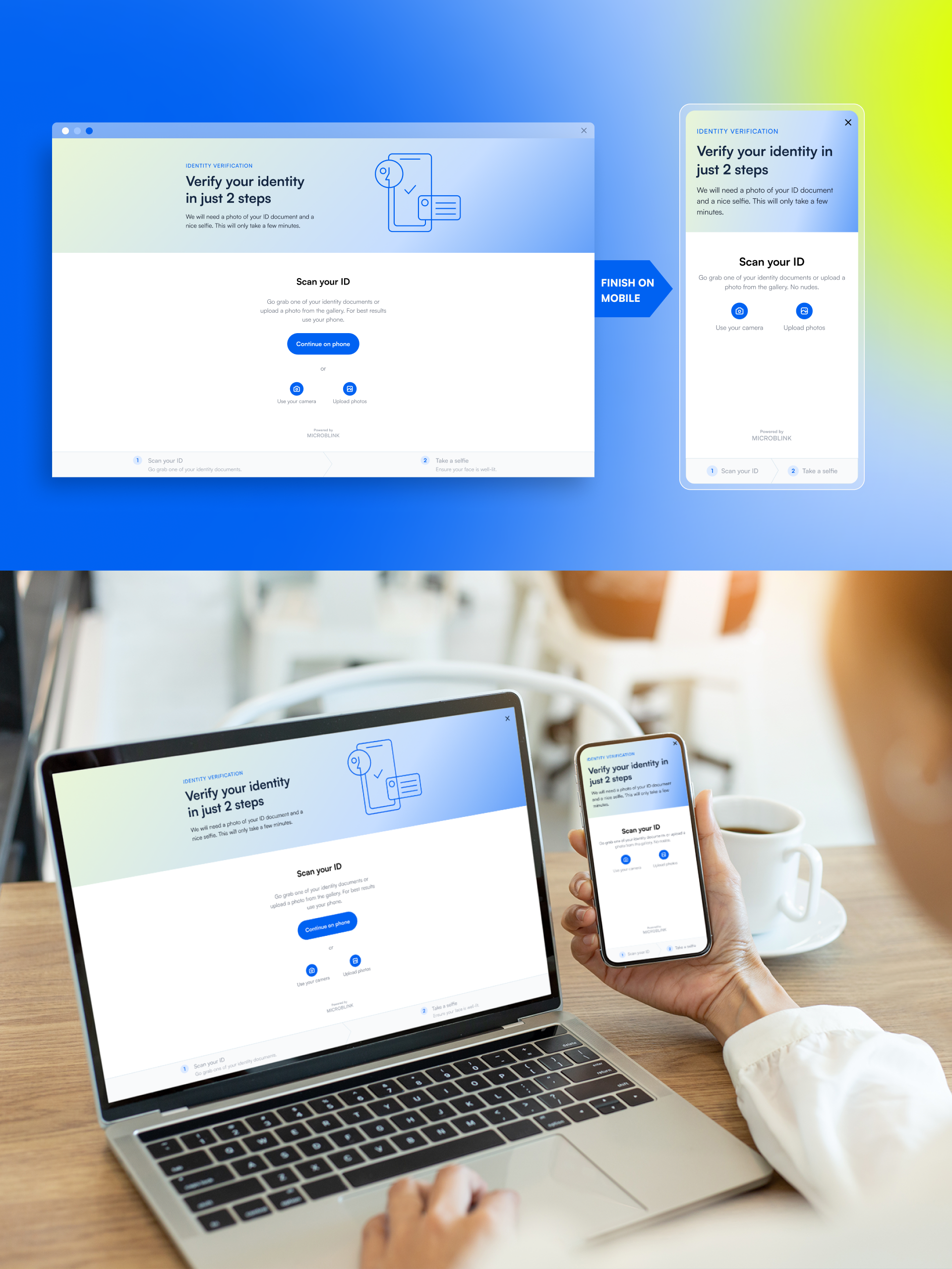 Innovative data capturing for onboarding users